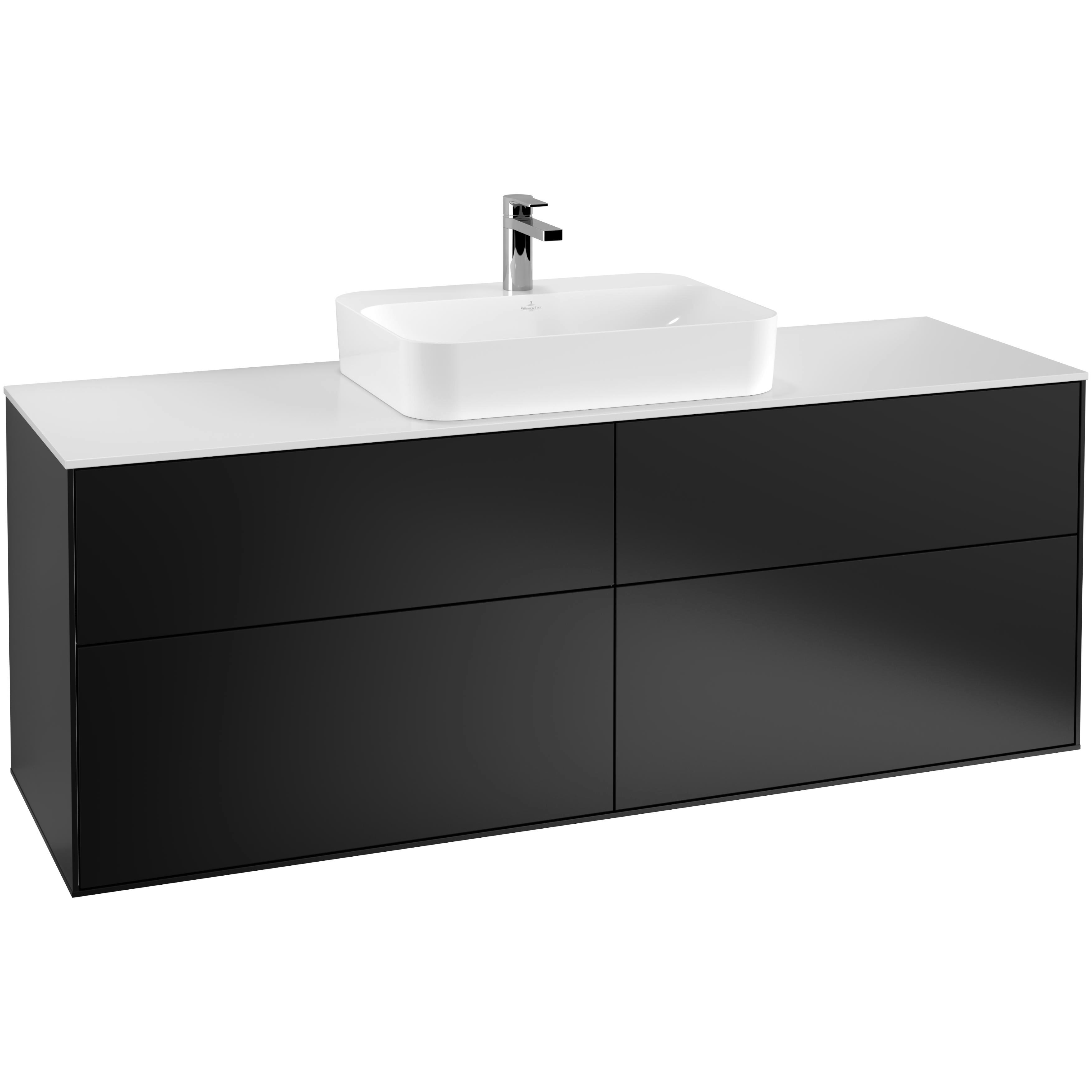 Tvättställsskåp Villeroy & Boch Finion med 4 Lådor och Bänkskiva för Ytmonterat Tvättställ