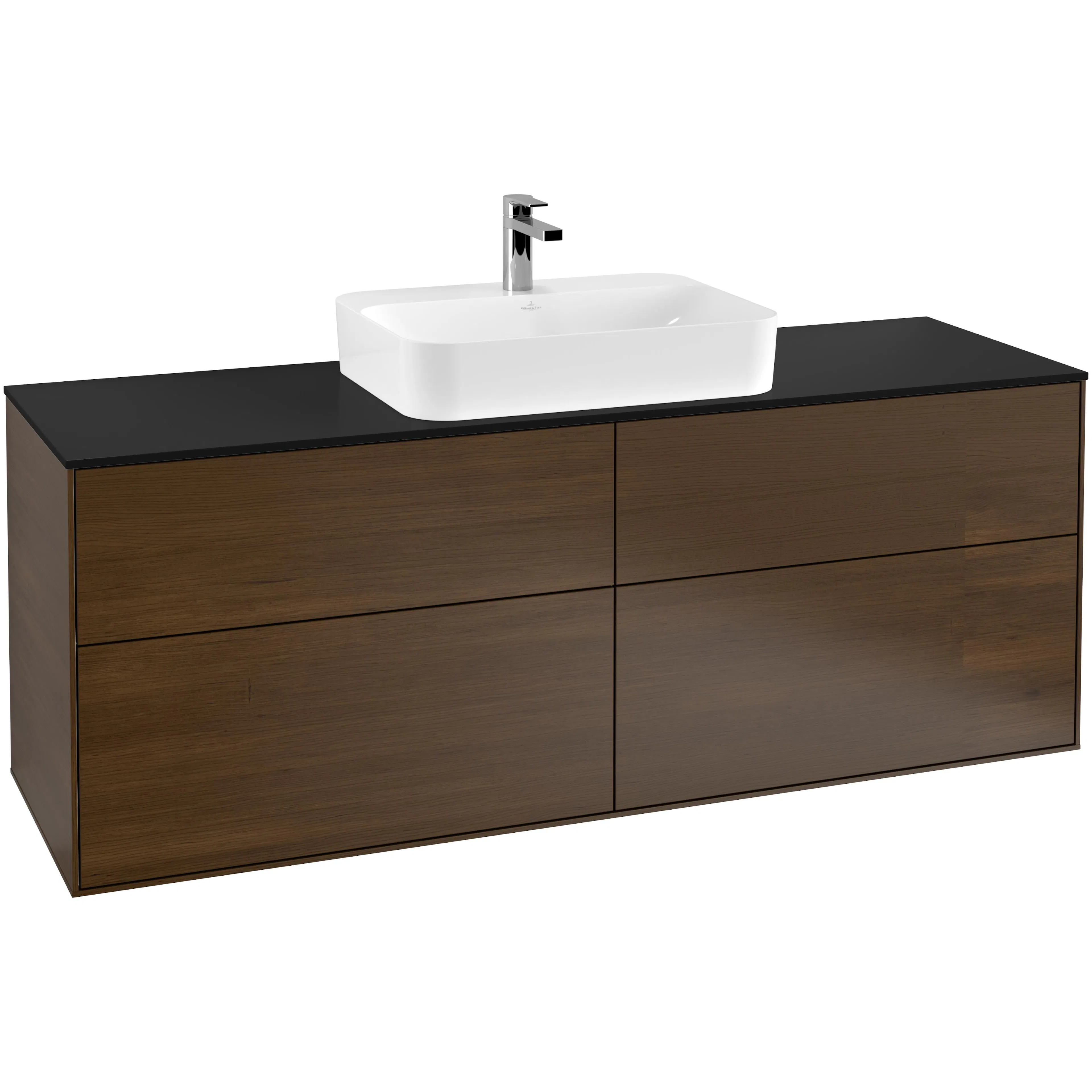 Tvättställsskåp Villeroy & Boch Finion med 4 Lådor och Bänkskiva för Ytmonterat Tvättställ