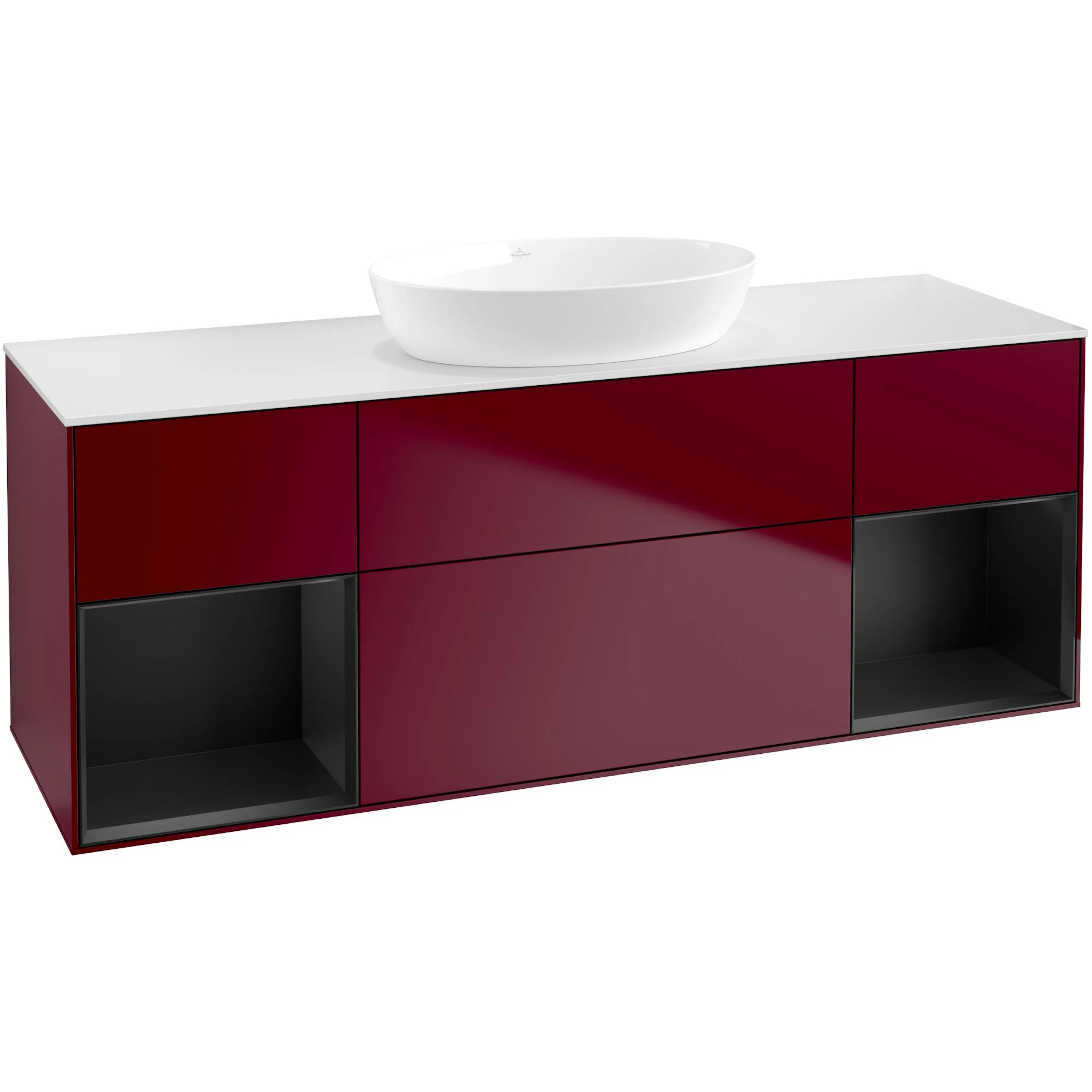 Tvättställsskåp Villeroy & Boch Finion med Två Hyllor och Bänkskiva för Fristående Tvättställ från Artis & Collaro