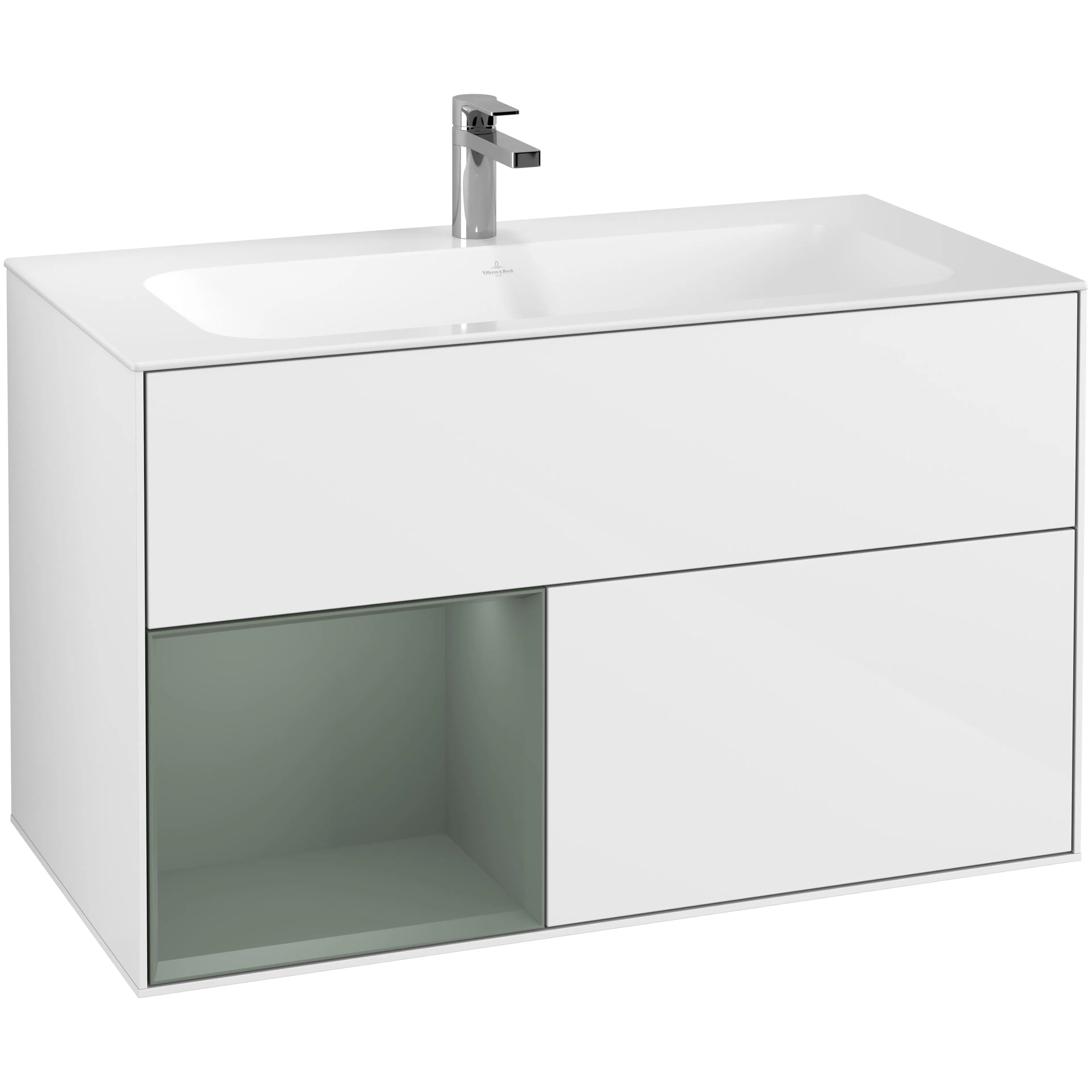 Tvättställsskåp Villeroy & Boch Finion med 2 Lådor och Hylla för Inbyggt Tvättställ