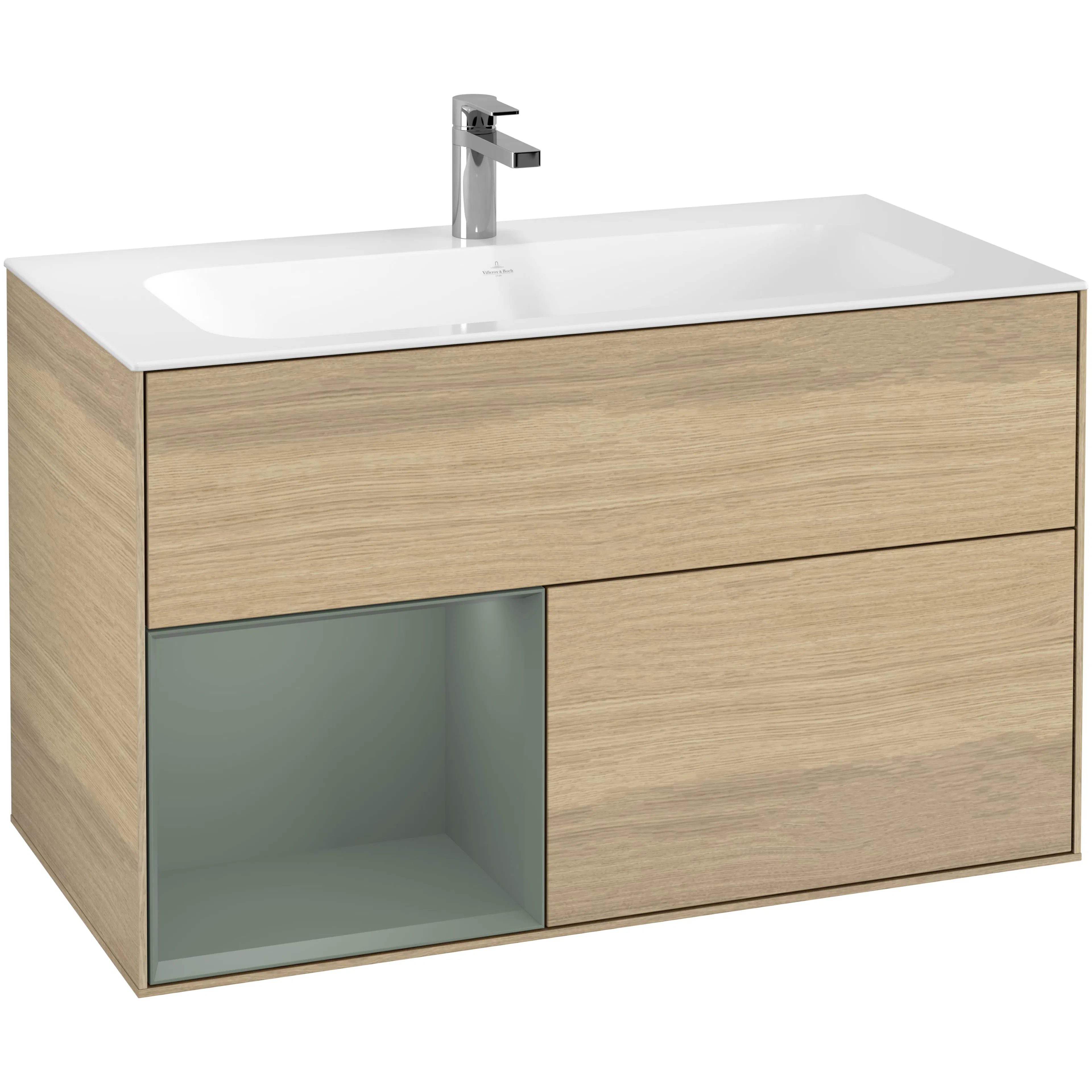 Tvättställsskåp Villeroy & Boch Finion med 2 Lådor och Hylla för Inbyggt Tvättställ