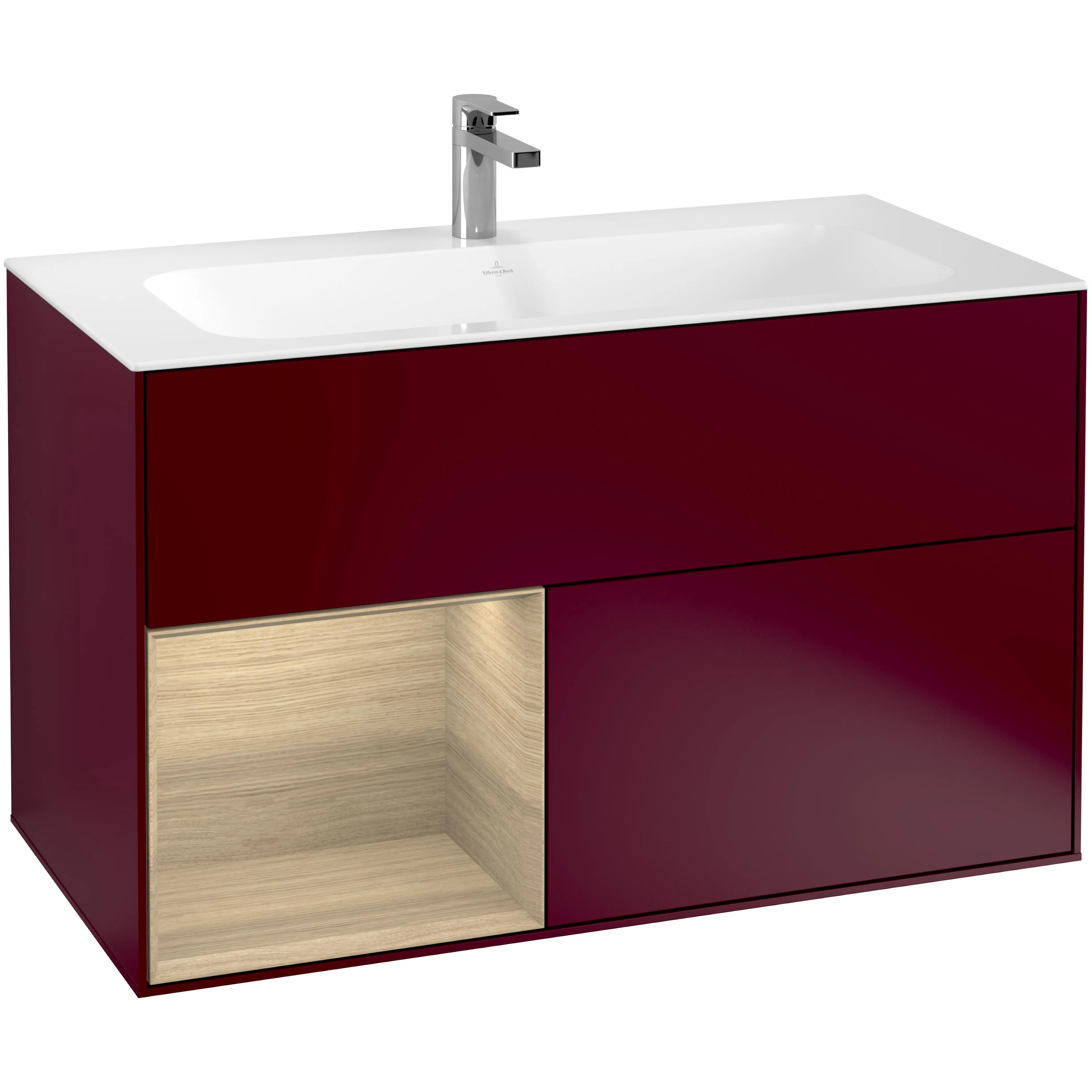 Tvättställsskåp Villeroy & Boch Finion med 2 Lådor och Hylla för Inbyggt Tvättställ