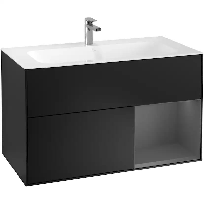 Tvättställsskåp Villeroy & Boch Finion med 2 Lådor och Hylla för Inbyggt Tvättställ