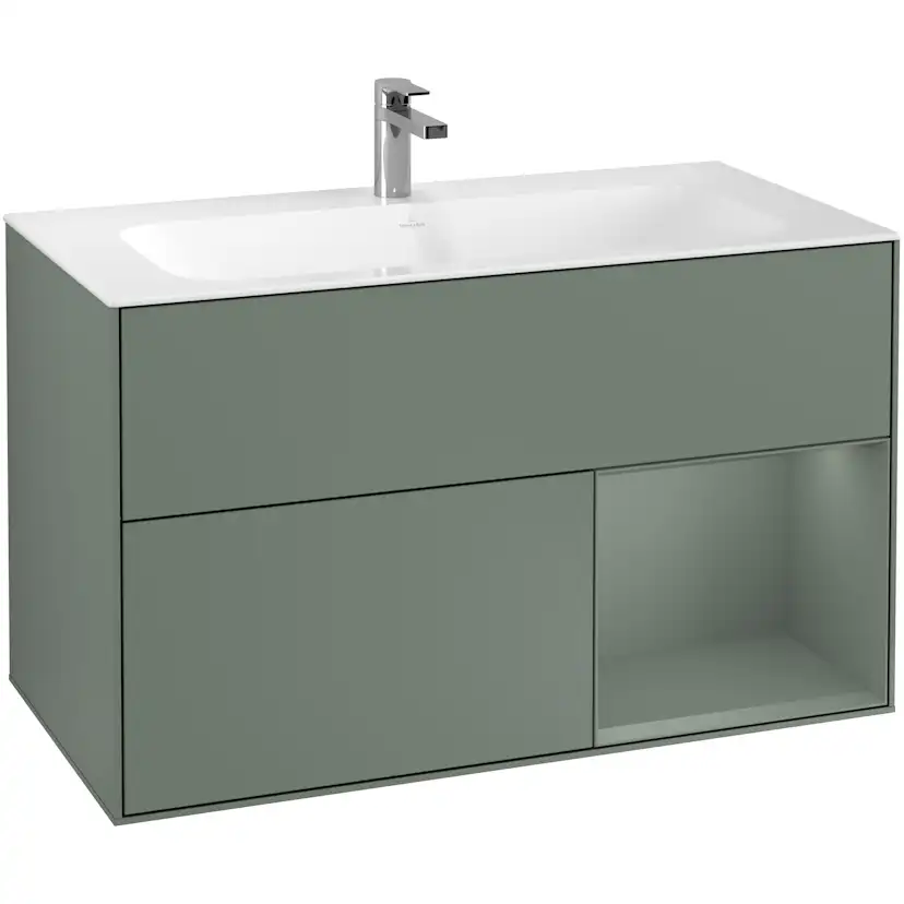 Tvättställsskåp Villeroy & Boch Finion med 2 Lådor och Hylla för Inbyggt Tvättställ