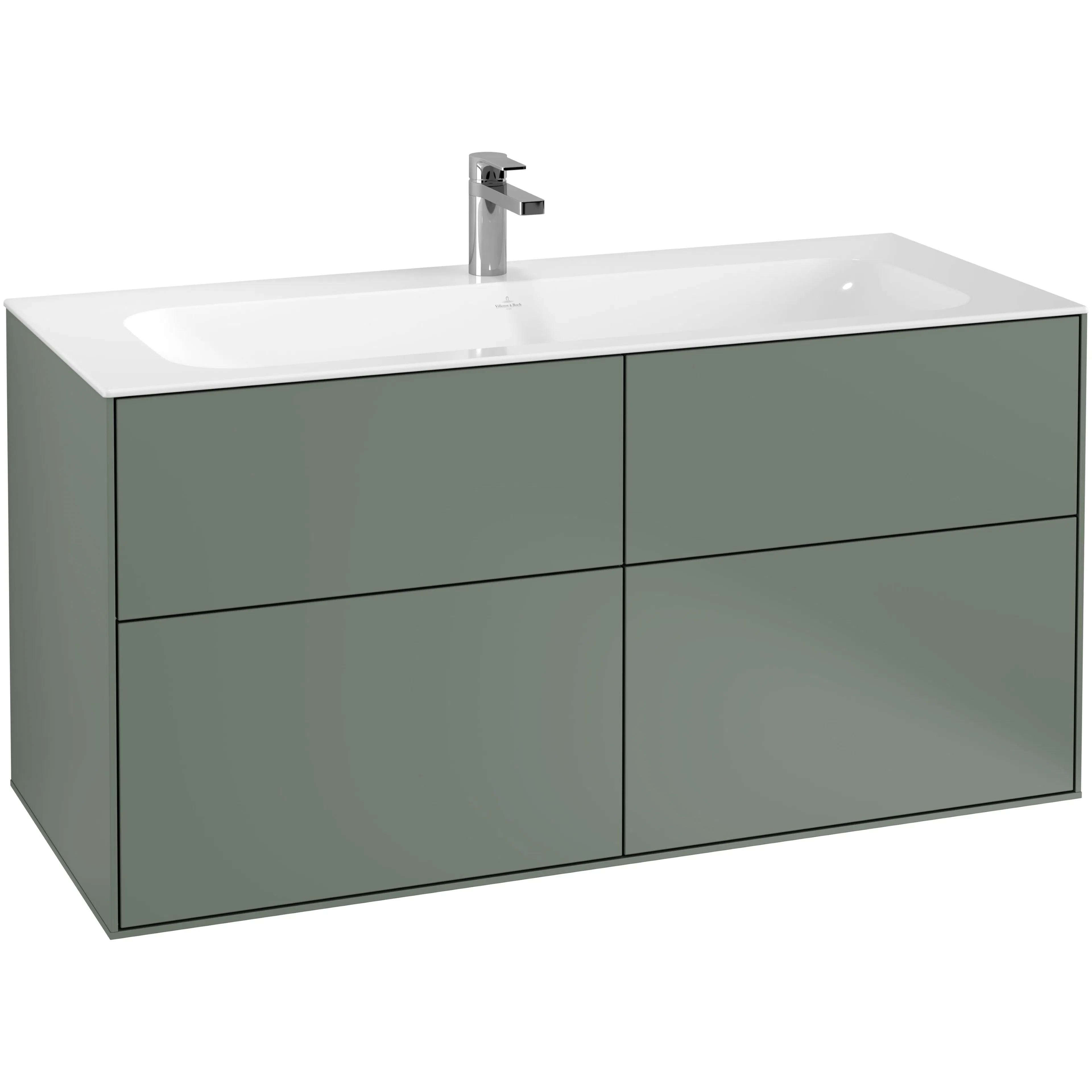 Tvättställsskåp Villeroy & Boch Finion med 4 Lådor för Inbyggt Tvättställ