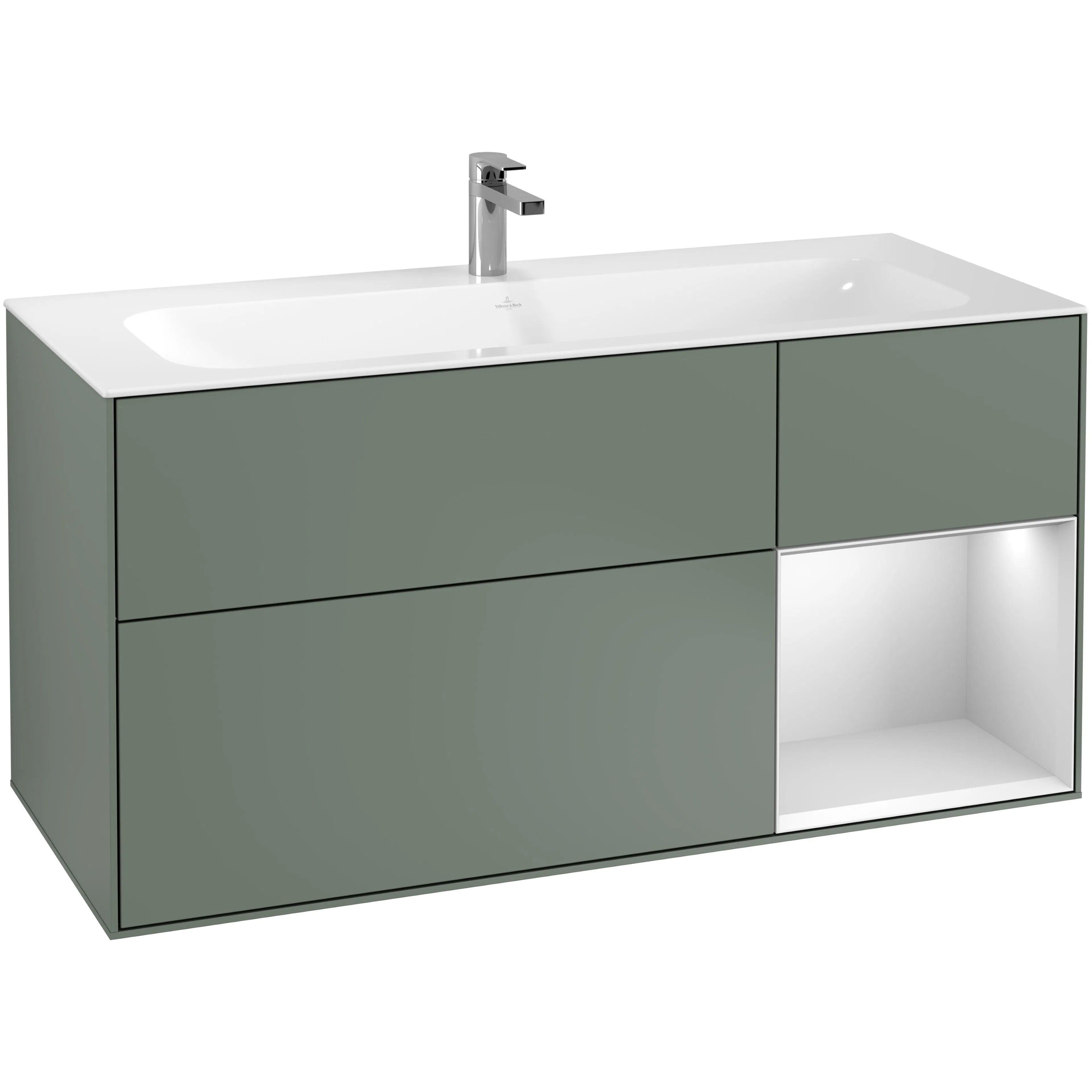 Tvättställsskåp Villeroy & Boch Finion med 3 Lådor och Hylla för Inbyggt Tvättställ