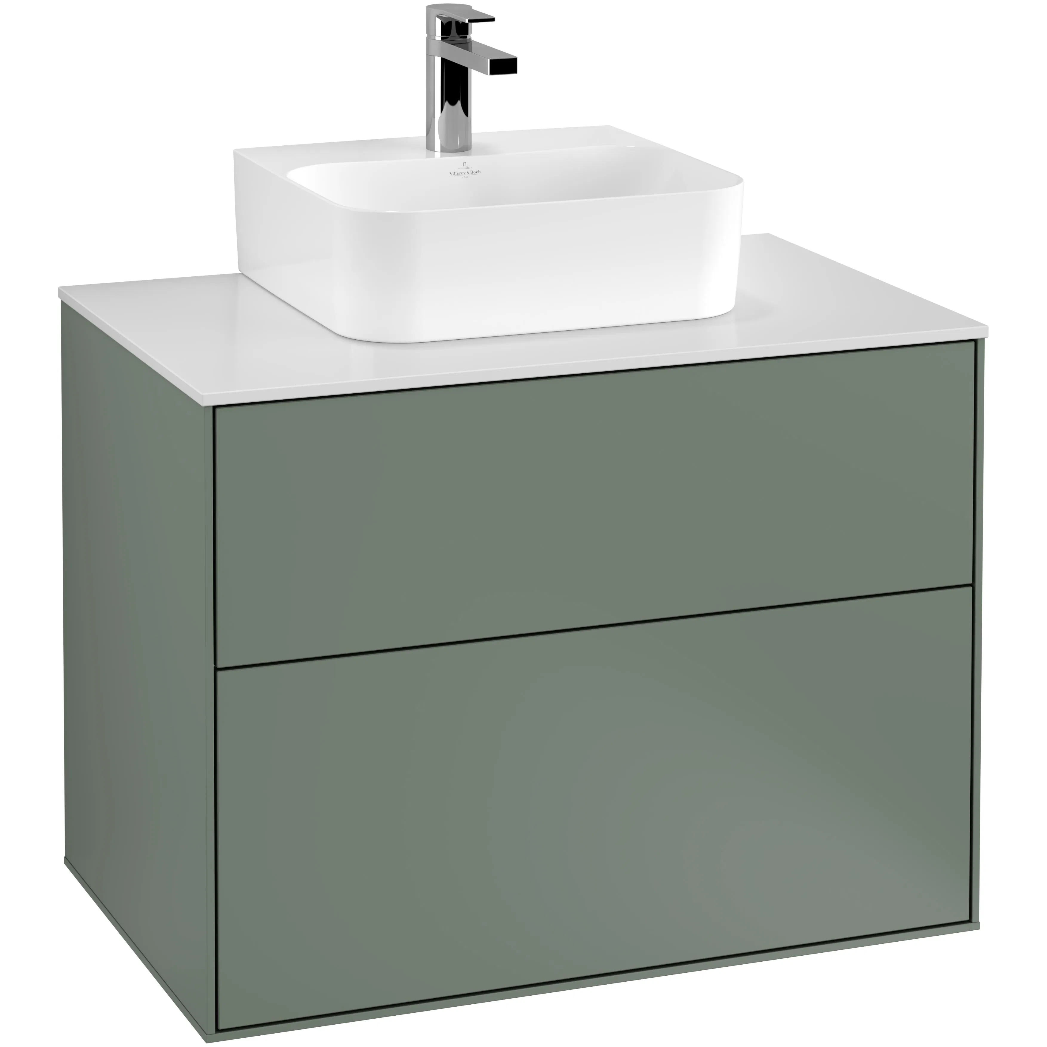 Tvättställsskåp Villeroy & Boch Finion med 2 Lådor och Bänkskiva för Kompakt Tvättställ