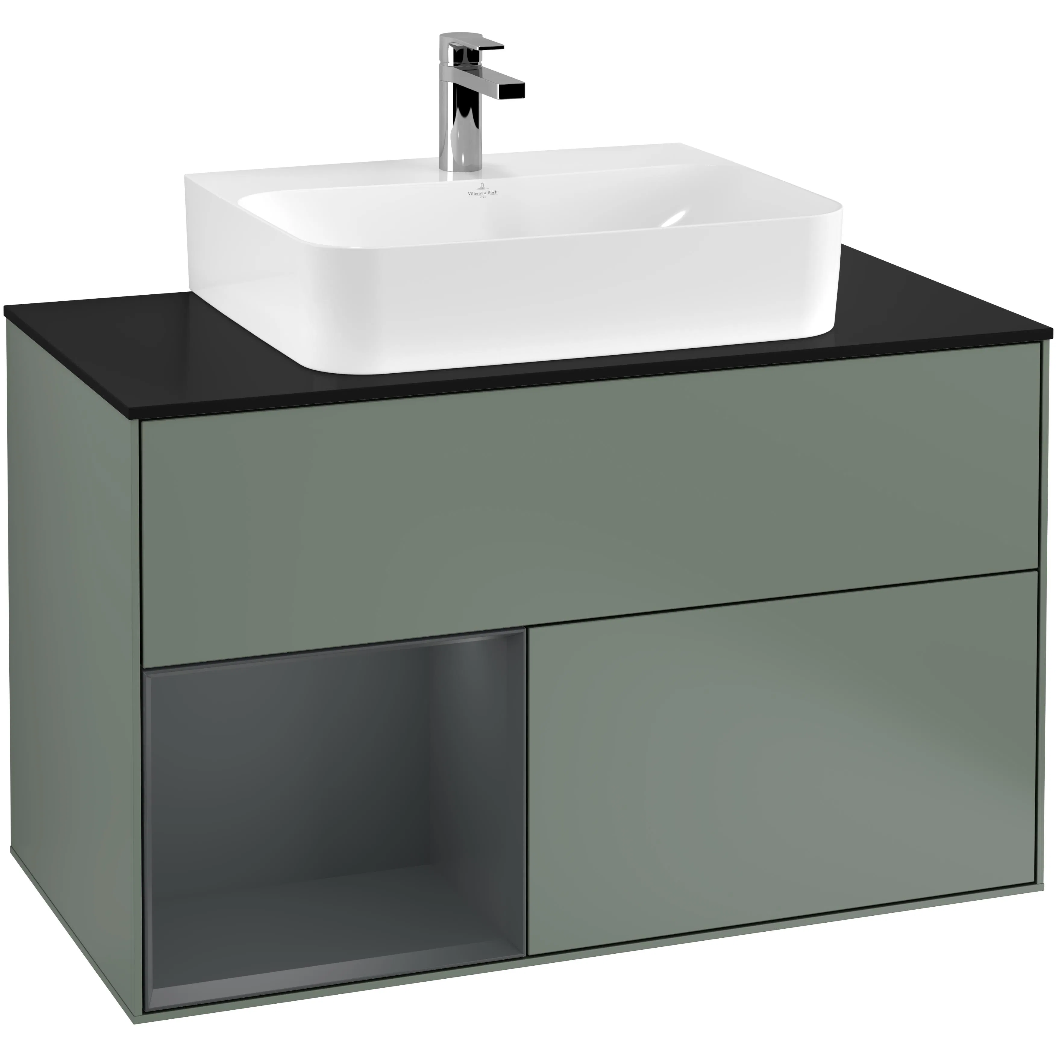 Tvättställsskåp Villeroy & Boch Finion med 2 Lådor Hylla och Bänkskiva för Centrerat Tvättställ