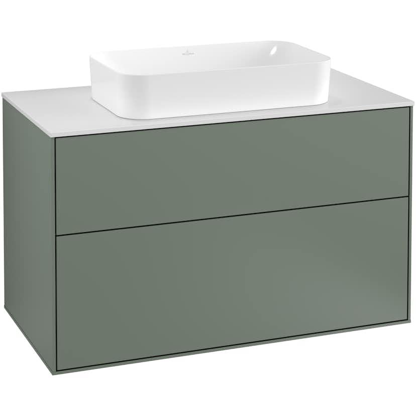 Tvättställsskåp Villeroy & Boch Finion med 2 Lådor och Bänkskiva för Fristående Tvättställ