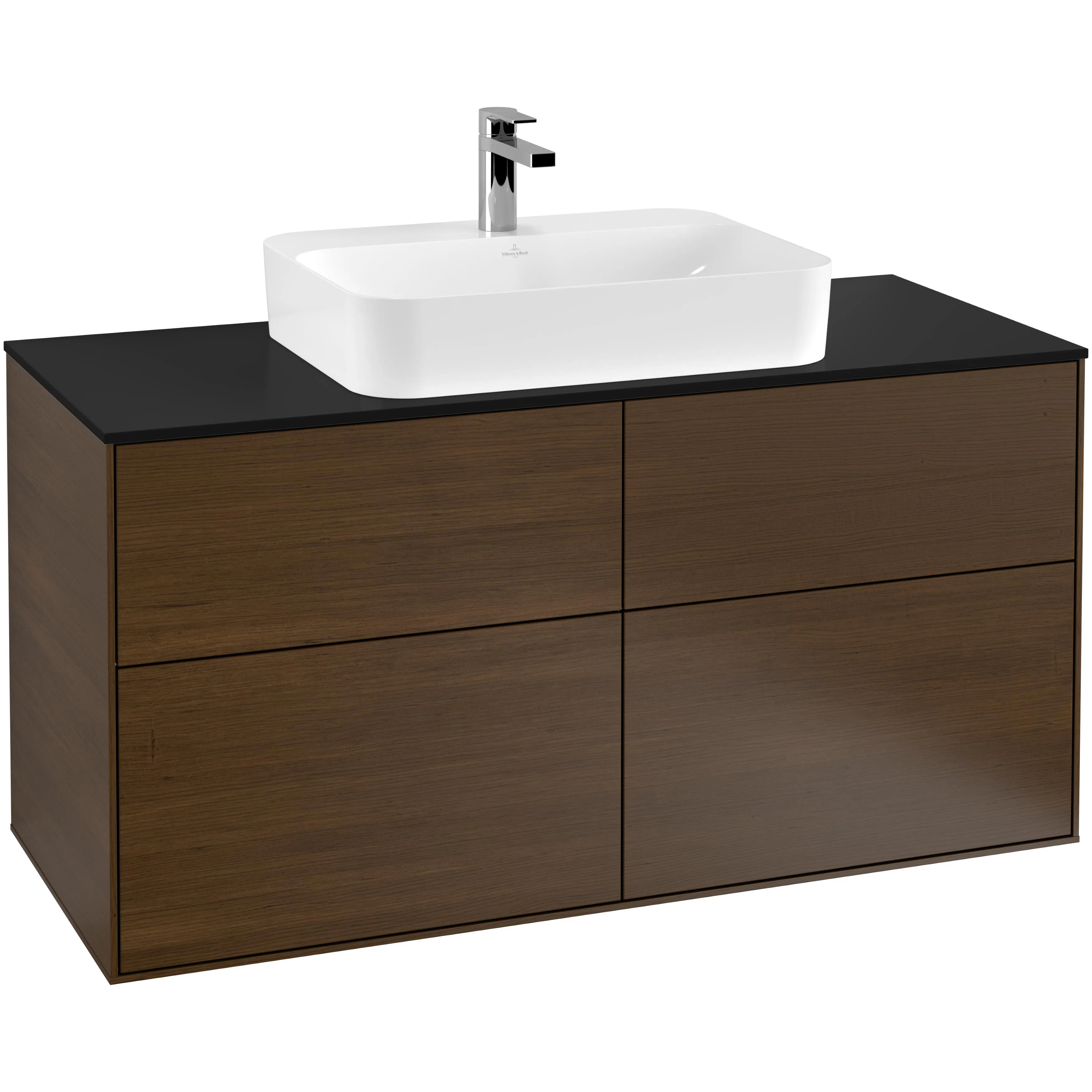 Tvättställsskåp Villeroy & Boch Finion med 4 Lådor och Bänkskiva för Ytmonterat Tvättställ