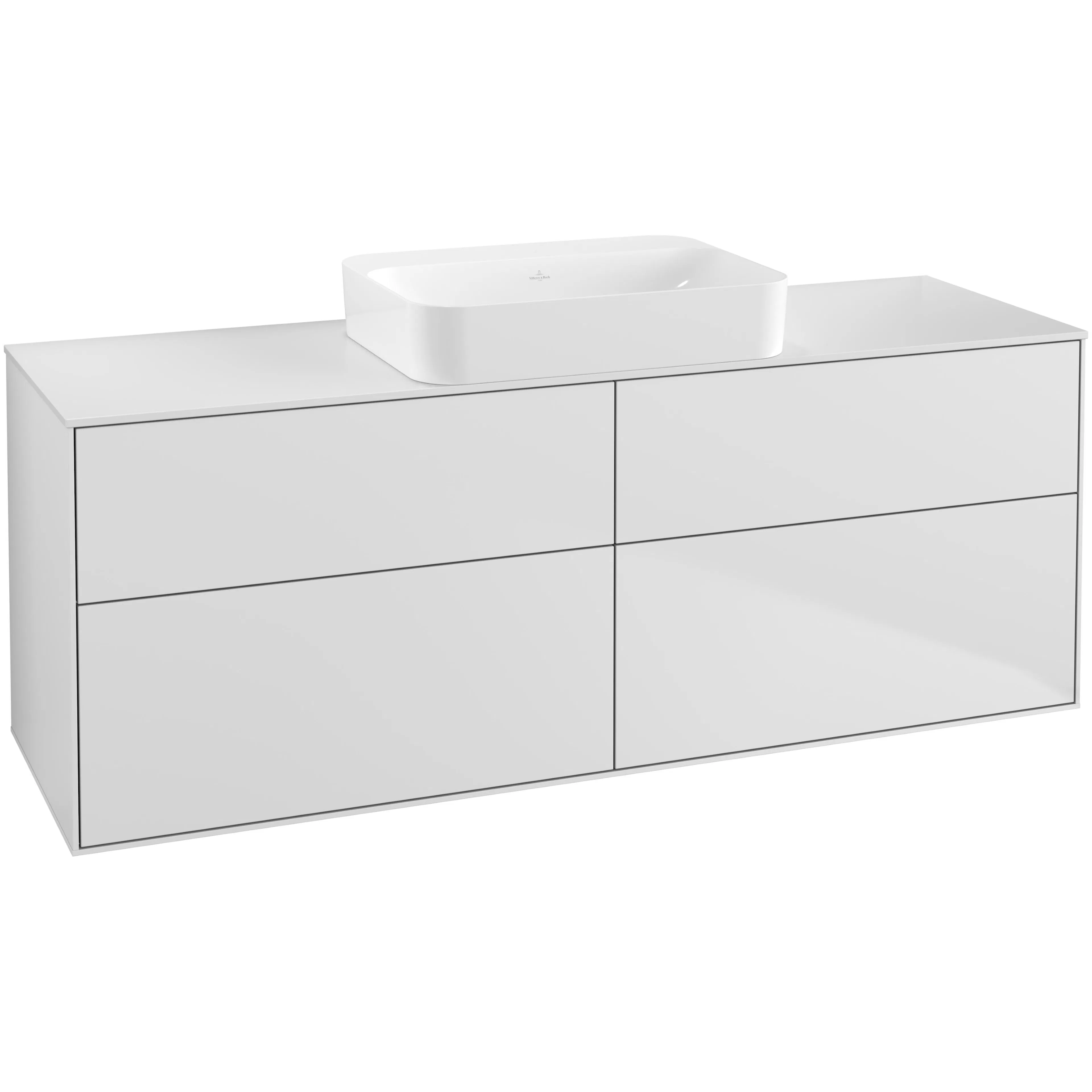 Tvättställsskåp Villeroy & Boch Finion med 4 Lådor och Bänkskiva för Fristående Tvättställ