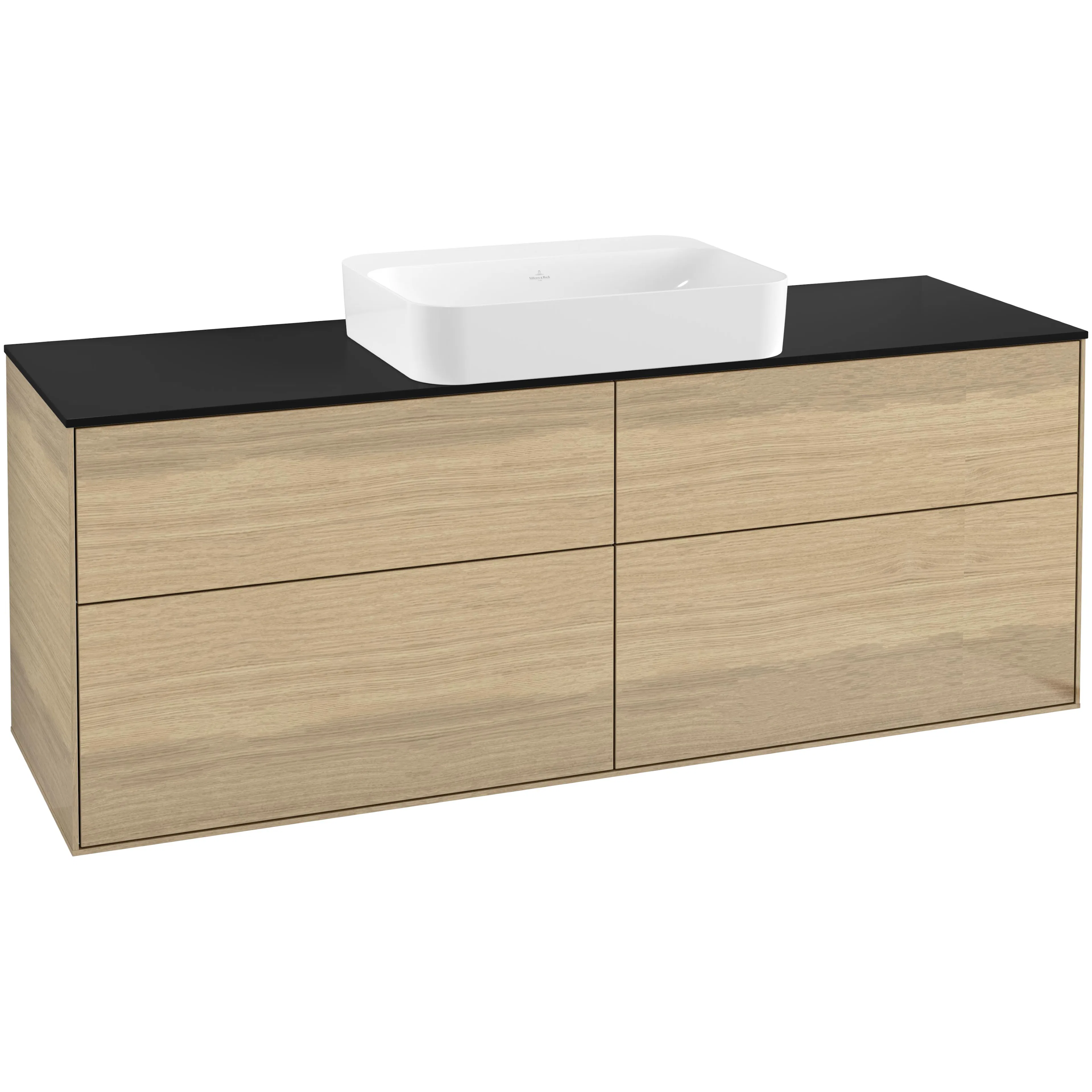 Tvättställsskåp Villeroy & Boch Finion med 4 Lådor och Bänkskiva för Fristående Tvättställ