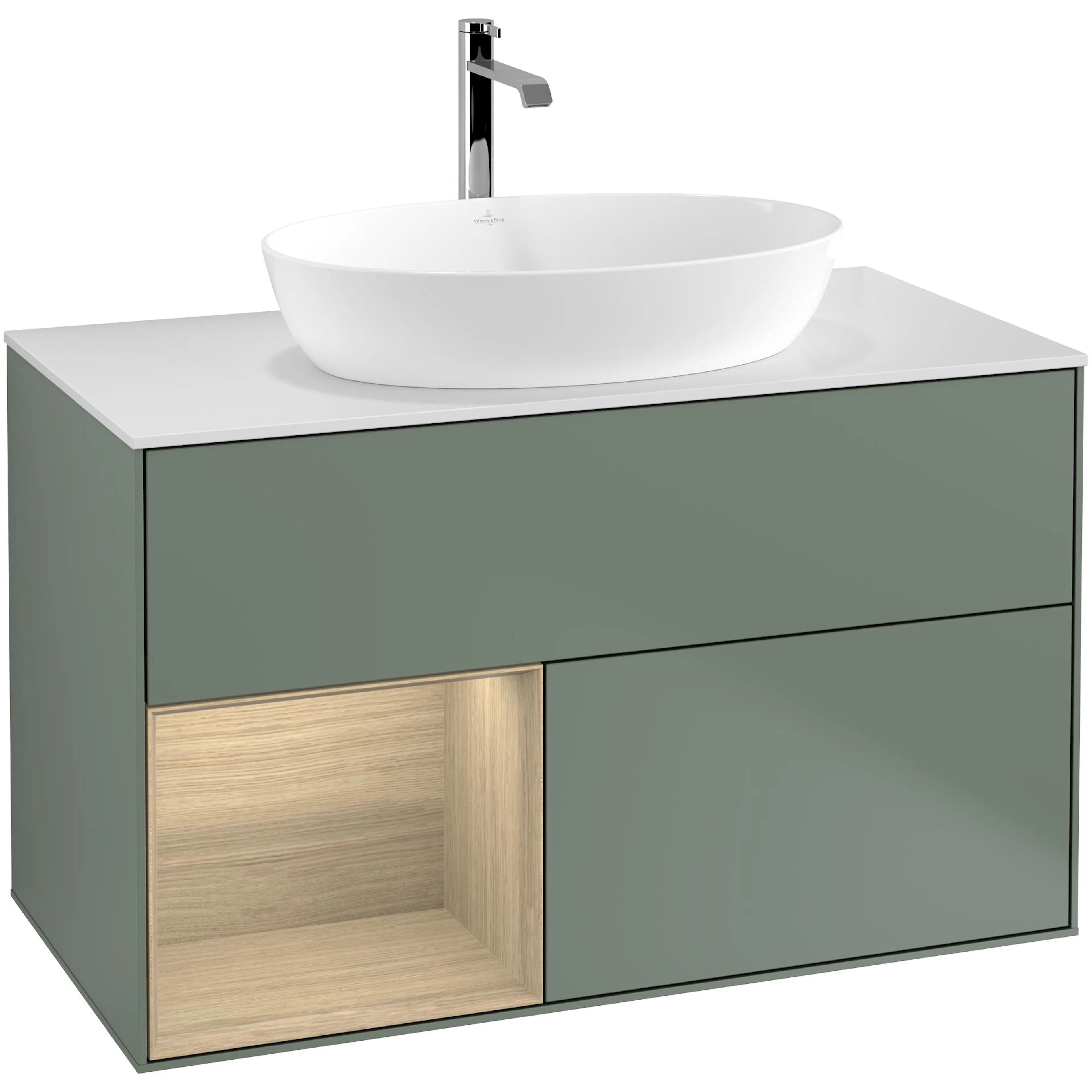 Tvättställsskåp Villeroy & Boch Finion med 2 Lådor Hylla och Bänkskiva för Fristående Tvättställ från Artis & Collaro