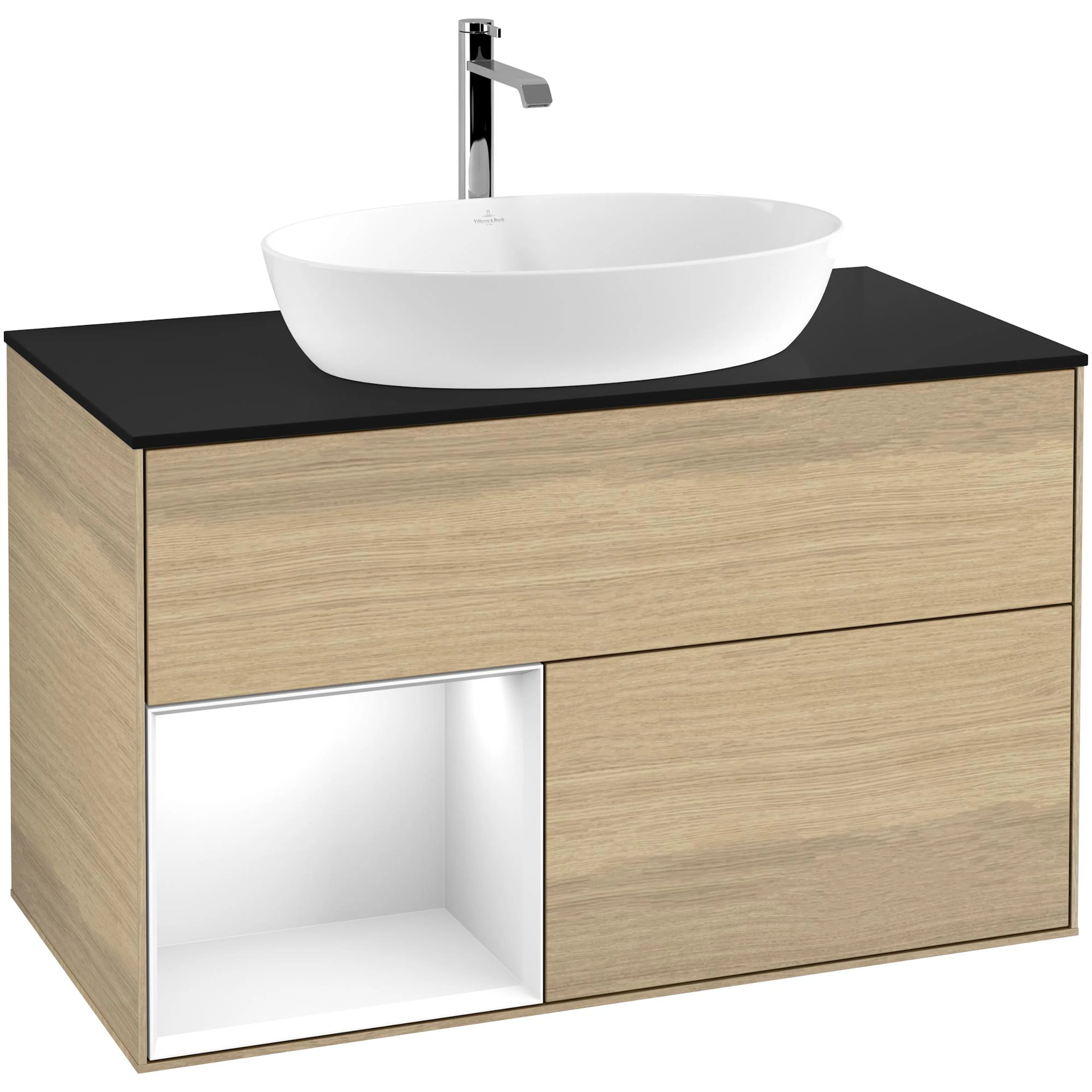 Tvättställsskåp Villeroy & Boch Finion med 2 Lådor Hylla och Bänkskiva för Fristående Tvättställ från Artis & Collaro