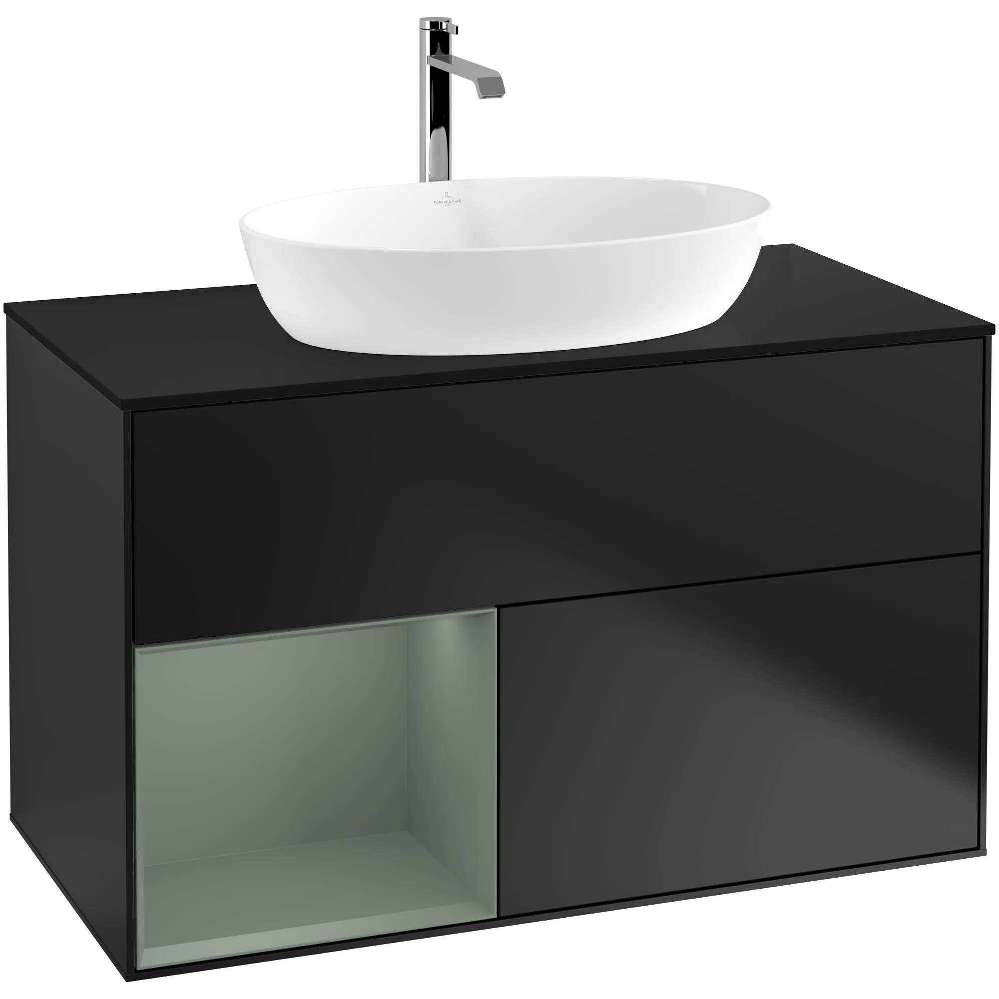 Tvättställsskåp Villeroy & Boch Finion med 2 Lådor Hylla och Bänkskiva för Fristående Tvättställ från Artis & Collaro