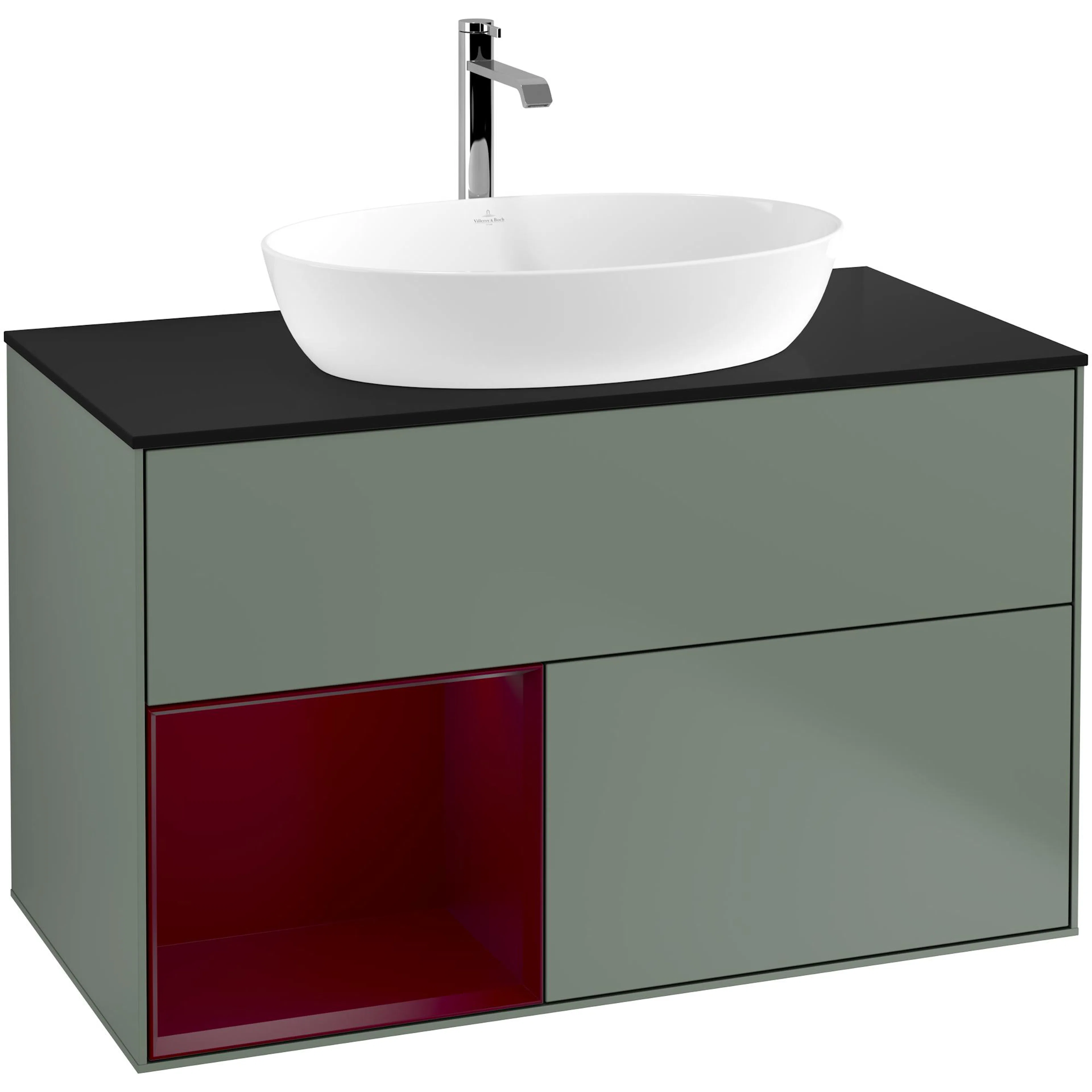 Tvättställsskåp Villeroy & Boch Finion med 2 Lådor Hylla och Bänkskiva för Fristående Tvättställ från Artis & Collaro