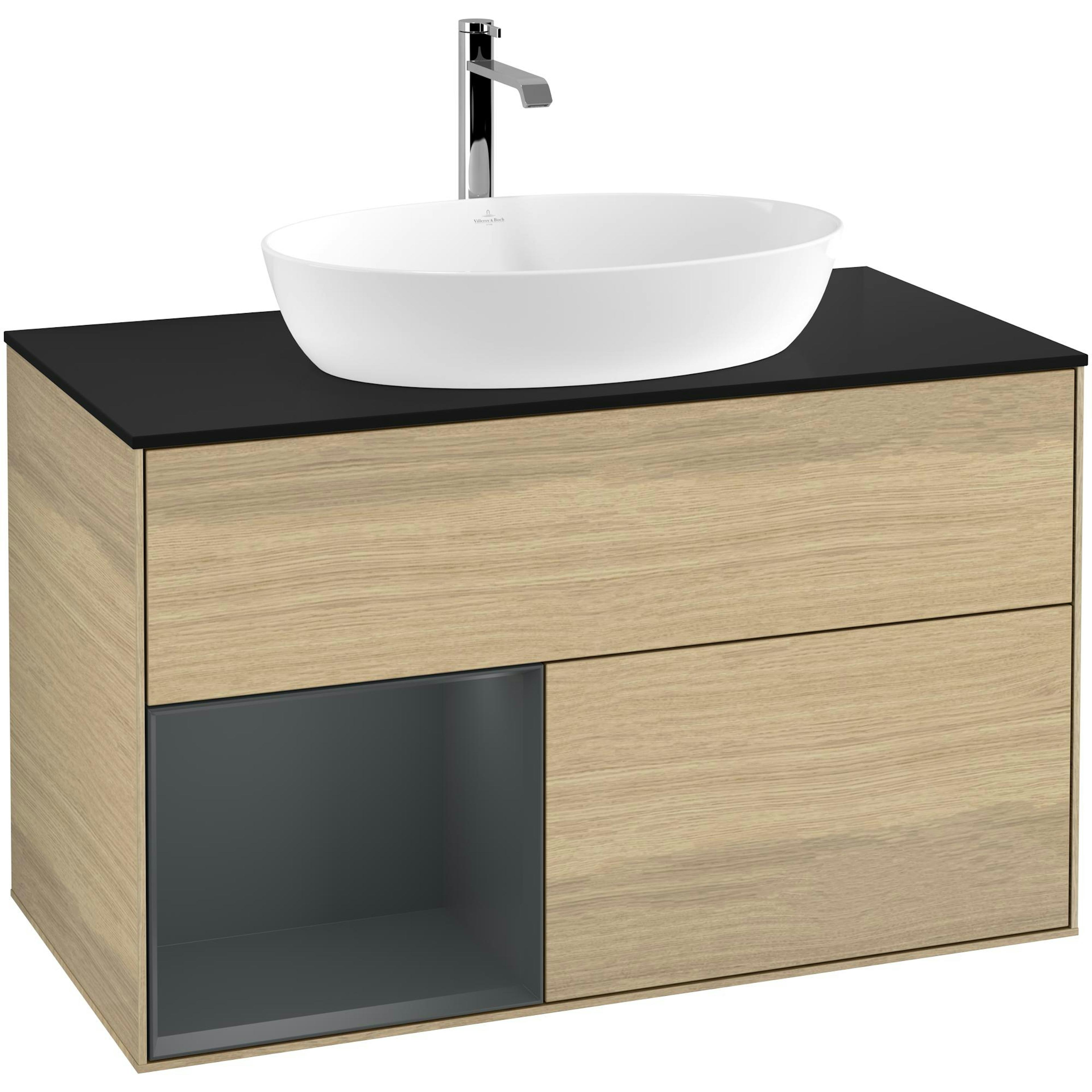 Tvättställsskåp Villeroy & Boch Finion med 2 Lådor Hylla och Bänkskiva för Fristående Tvättställ från Artis & Collaro