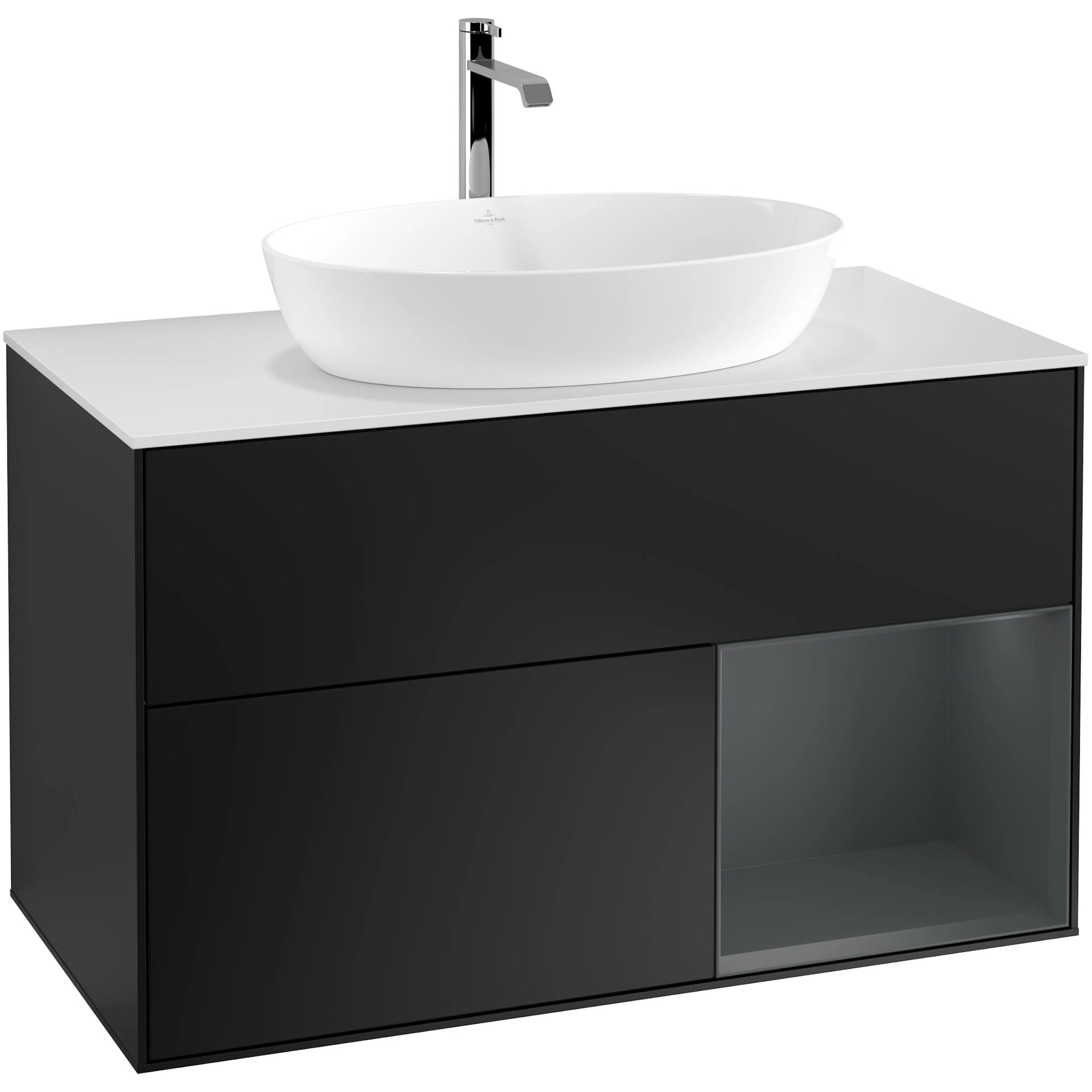 Tvättställsskåp Villeroy & Boch Finion med 2 Lådor Hylla och Bänkskiva för Fristående Tvättställ från Artis & Collaro