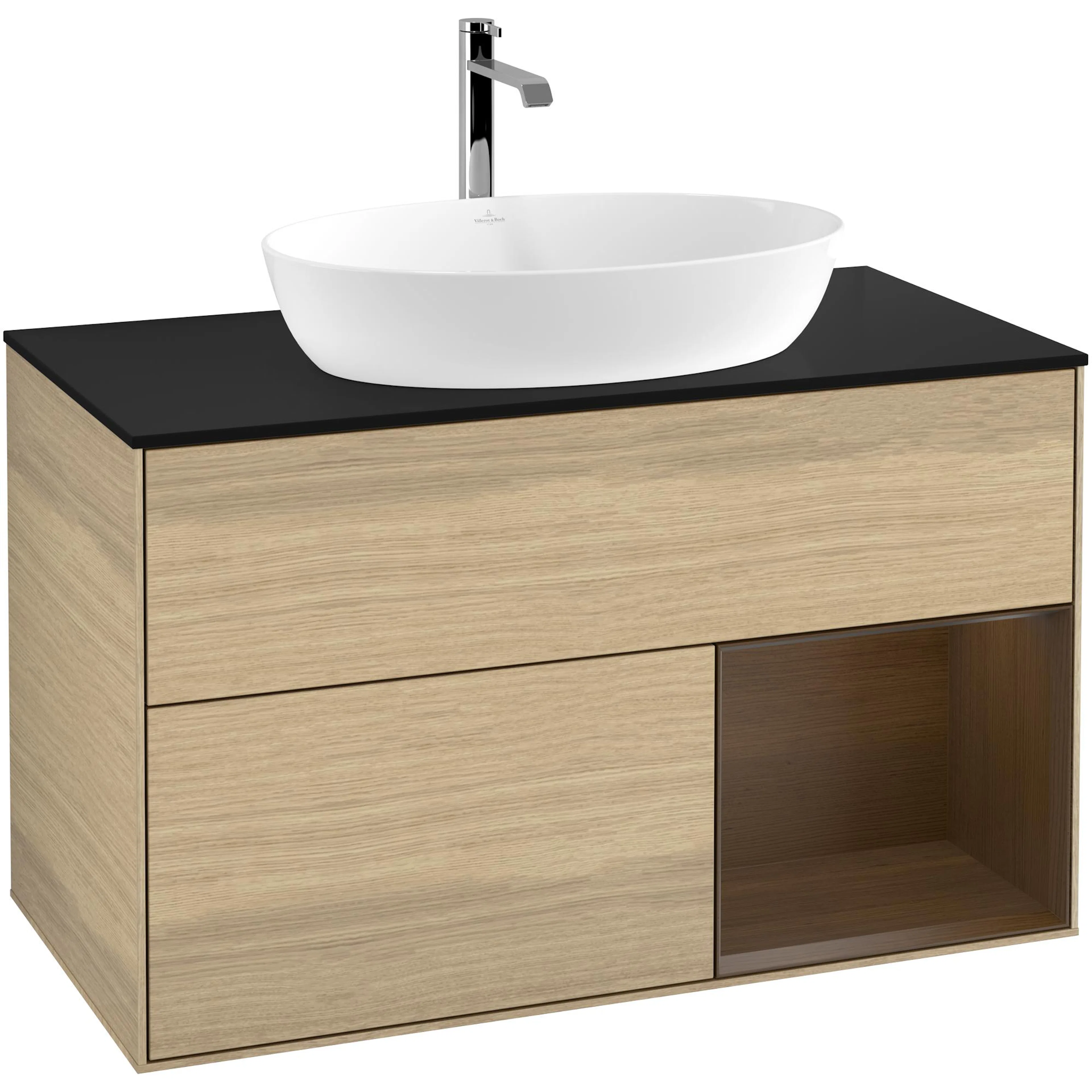 Tvättställsskåp Villeroy & Boch Finion med 2 Lådor Hylla och Bänkskiva för Fristående Tvättställ från Artis & Collaro