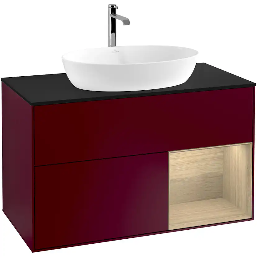 Tvättställsskåp Villeroy & Boch Finion med 2 Lådor Hylla och Bänkskiva för Fristående Tvättställ från Artis & Collaro