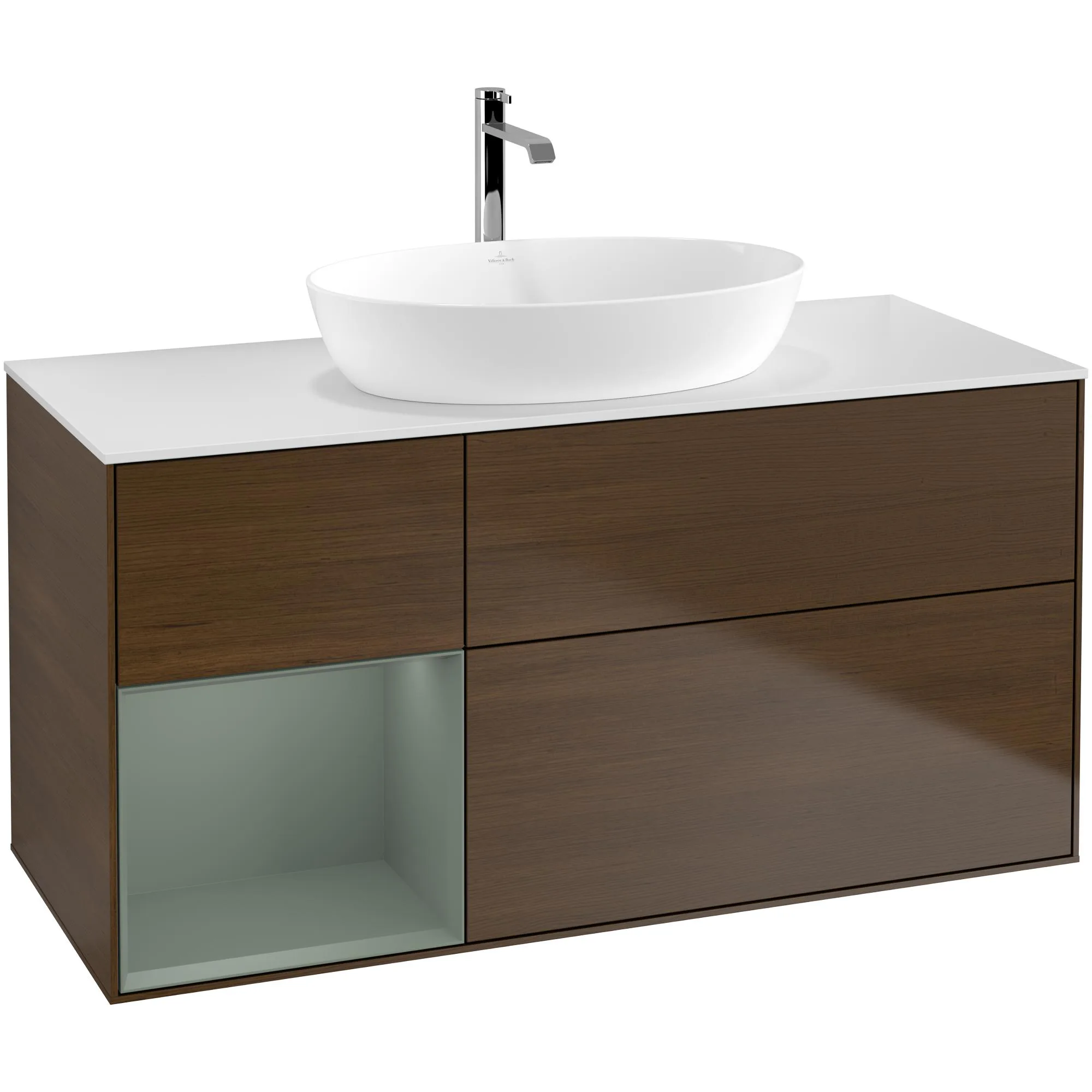 Tvättställsskåp Villeroy & Boch Finion med 3 Lådor Hylla och Bänkskiva för Fristående Tvättställ från Artis & Collaro