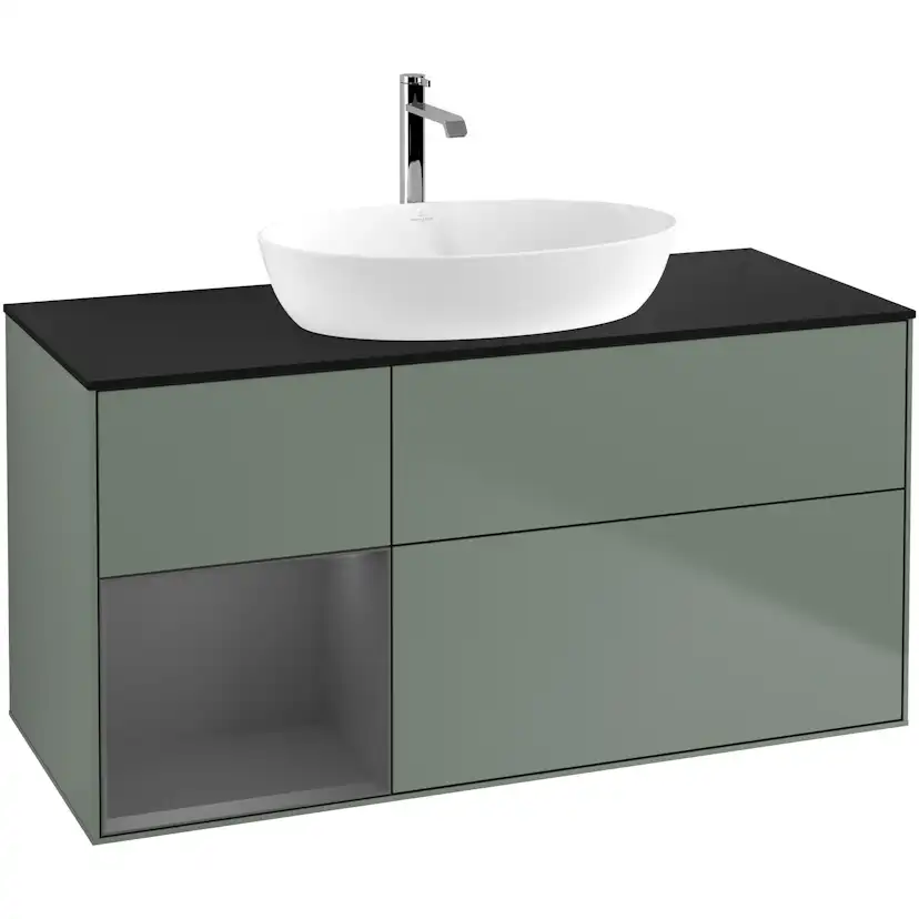 Tvättställsskåp Villeroy & Boch Finion med 3 Lådor Hylla och Bänkskiva för Fristående Tvättställ från Artis & Collaro