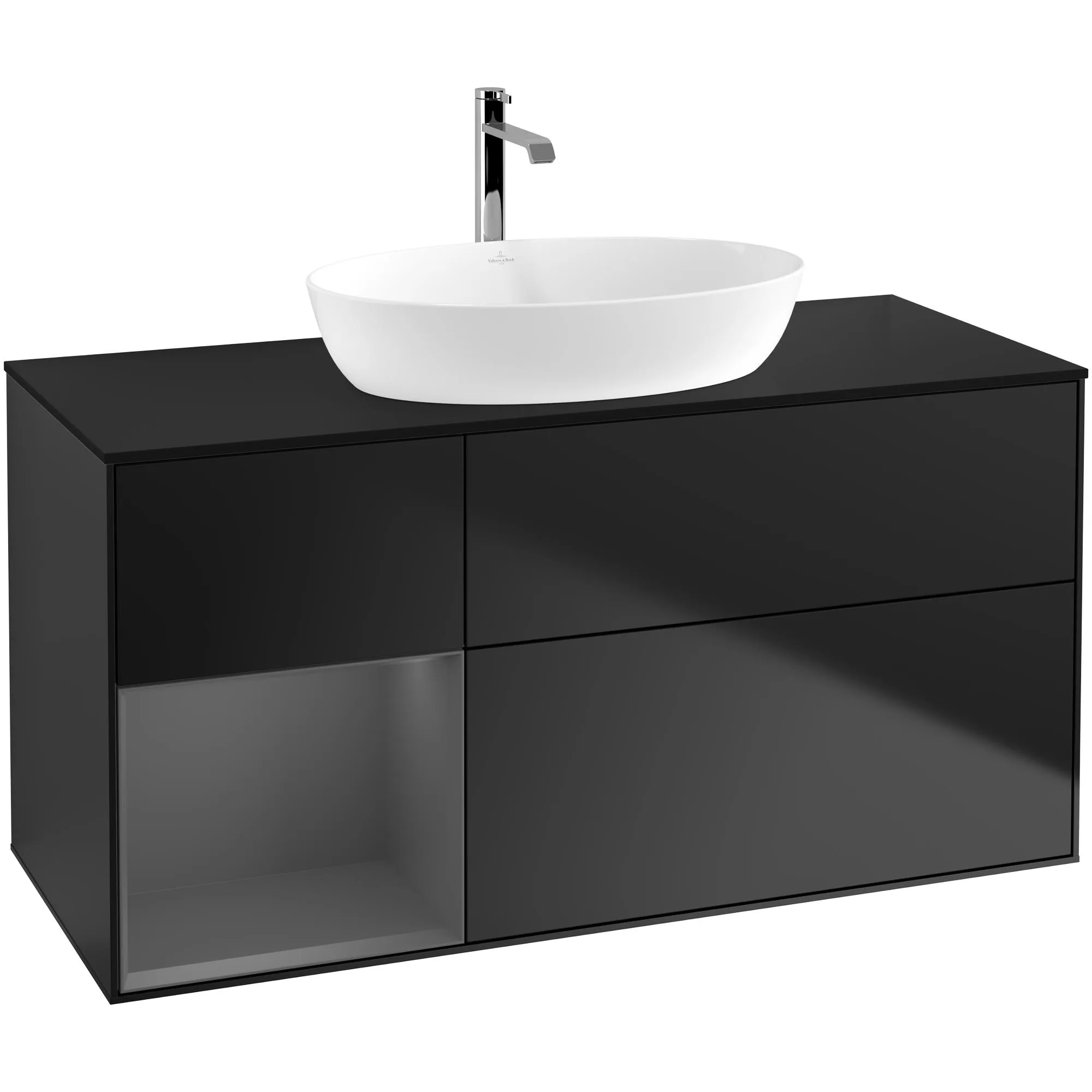 Tvättställsskåp Villeroy & Boch Finion med 3 Lådor Hylla och Bänkskiva för Fristående Tvättställ från Artis & Collaro