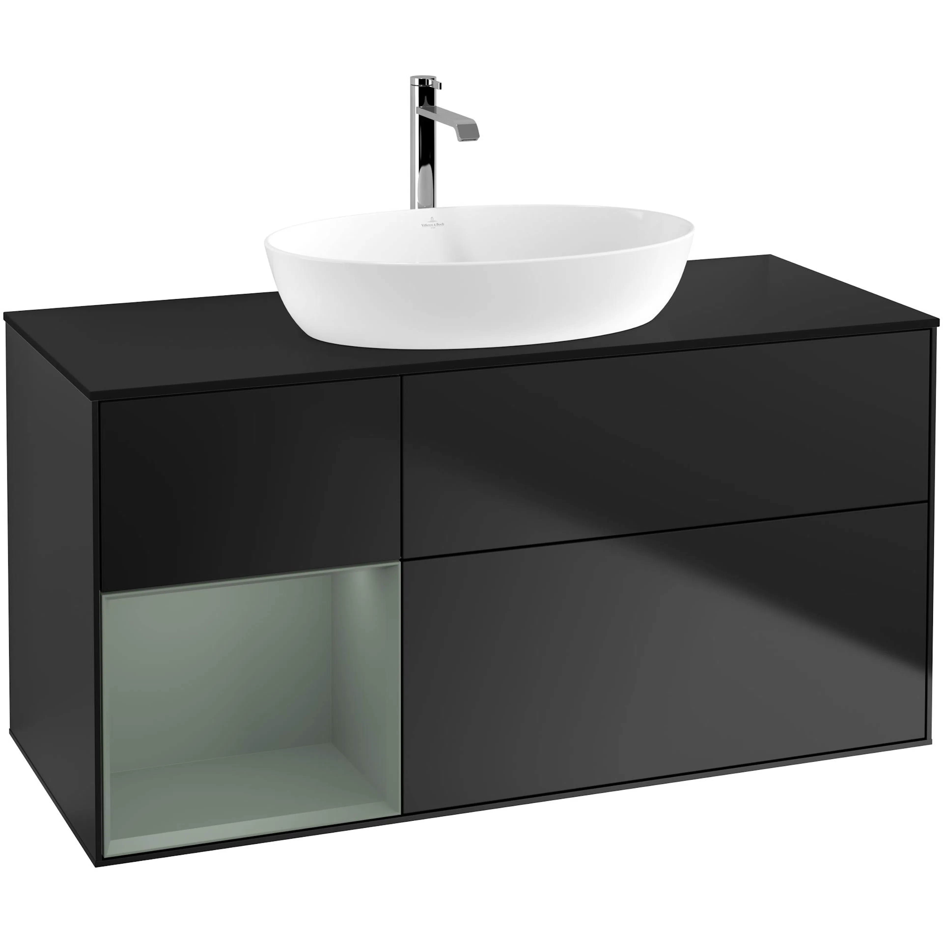 Tvättställsskåp Villeroy & Boch Finion med 3 Lådor Hylla och Bänkskiva för Fristående Tvättställ från Artis & Collaro