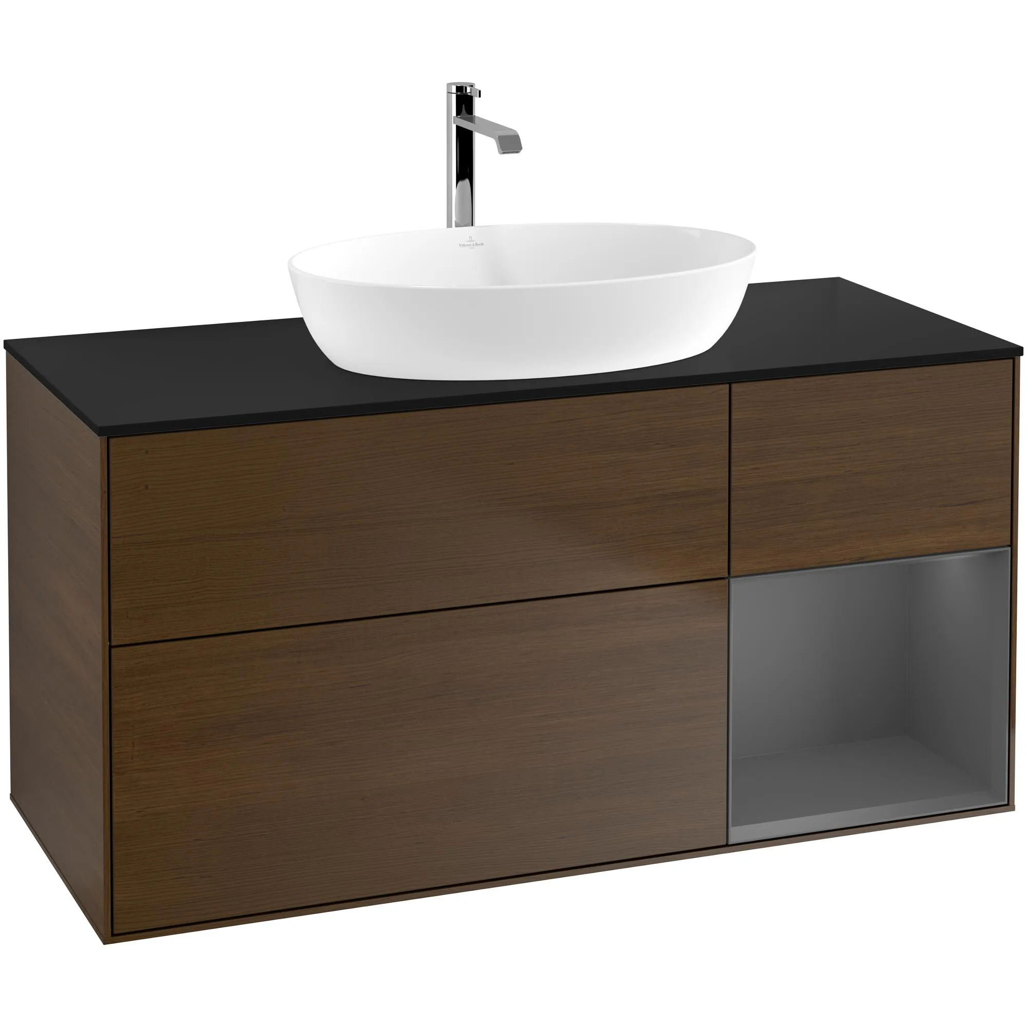 Tvättställsskåp Villeroy & Boch Finion med 3 Lådor Hylla och Bänkskiva för Fristående Tvättställ från Artis & Collaro