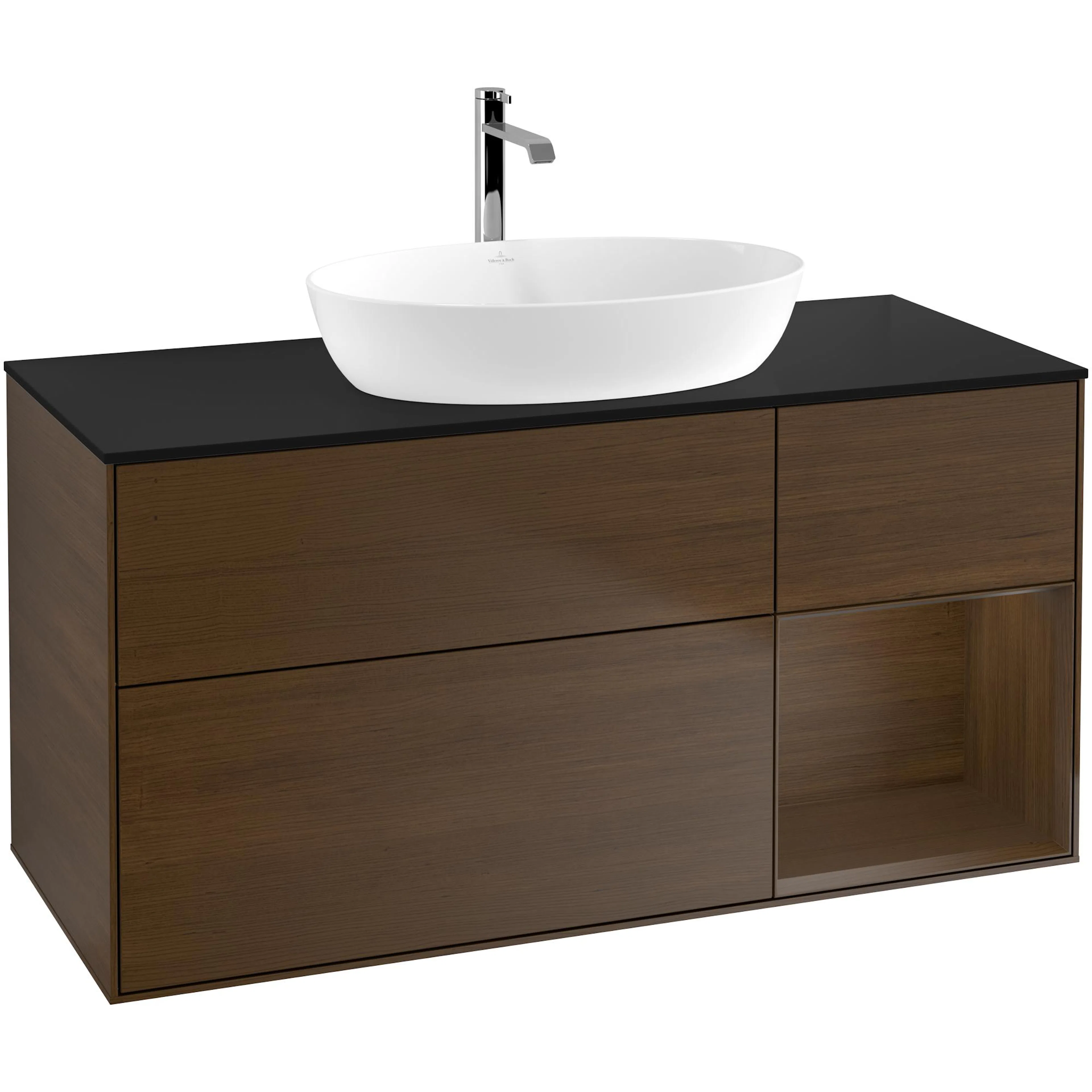 Tvättställsskåp Villeroy & Boch Finion med 3 Lådor Hylla och Bänkskiva för Fristående Tvättställ från Artis & Collaro