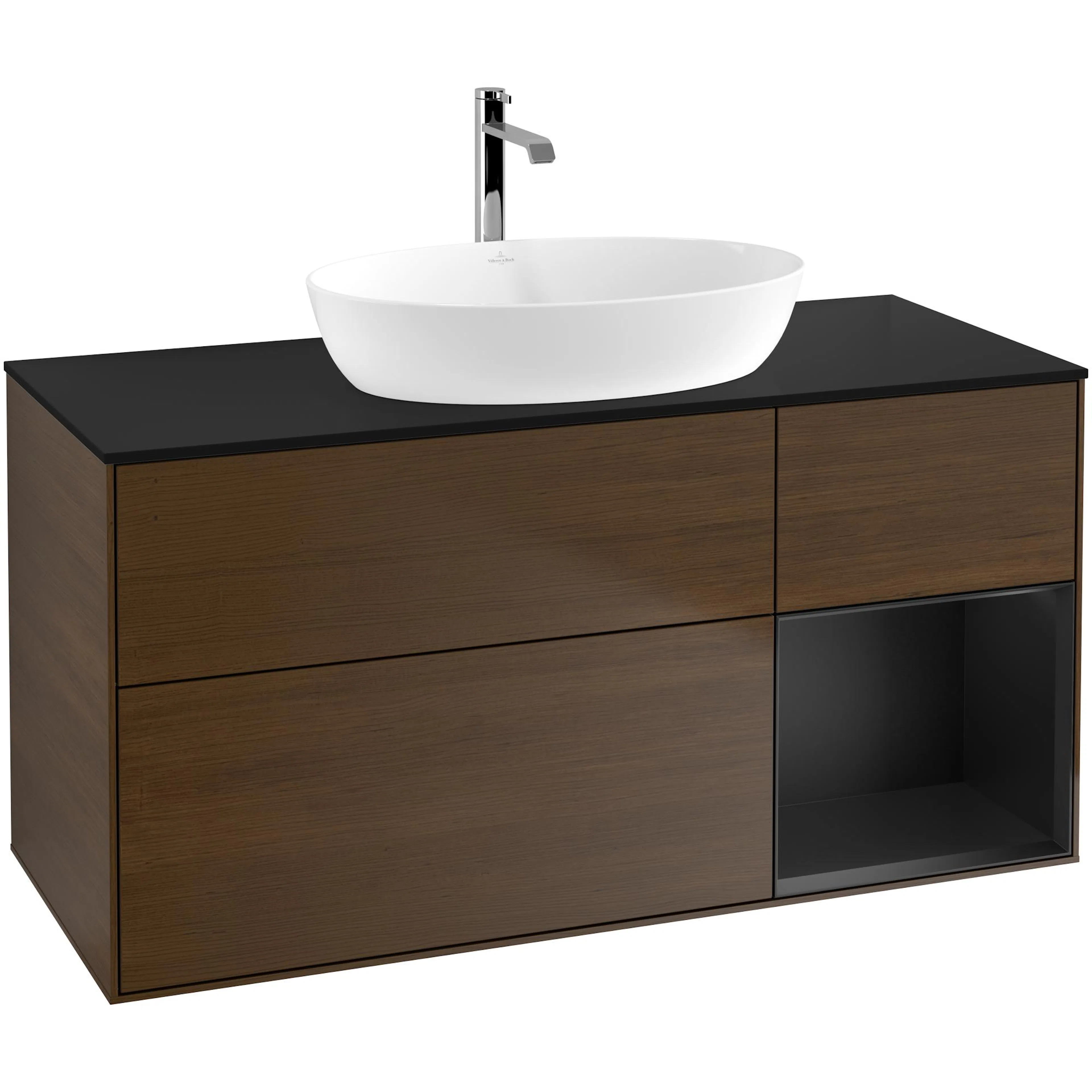 Tvättställsskåp Villeroy & Boch Finion med 3 Lådor Hylla och Bänkskiva för Fristående Tvättställ från Artis & Collaro