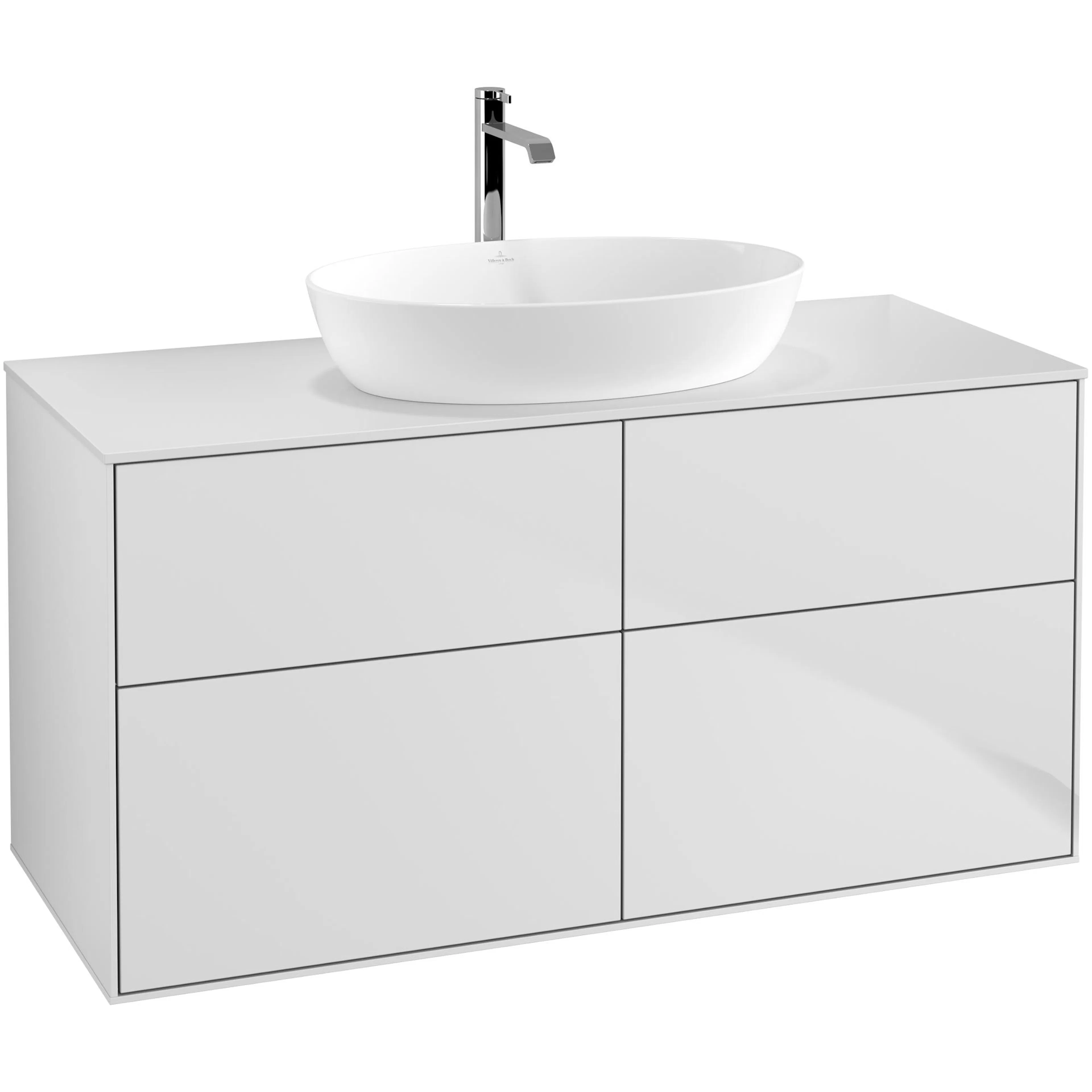 Tvättställsskåp Villeroy & Boch Finion med 4 Lådor och Bänkskiva för Fristående Tvättställ från Artis & Collaro