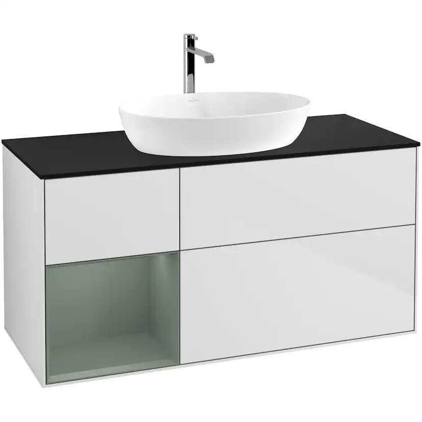 Tvättställsskåp Villeroy & Boch Finion med 3 Lådor Hylla och Bänkskiva för Fristående Tvättställ från Artis & Collaro