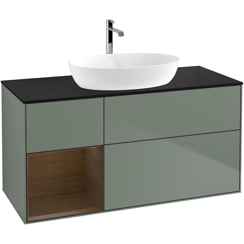 Tvättställsskåp Villeroy & Boch Finion med 3 Lådor Hylla och Bänkskiva för Fristående Tvättställ från Artis & Collaro