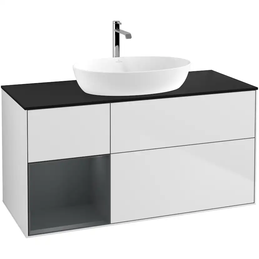 Tvättställsskåp Villeroy & Boch Finion med 3 Lådor Hylla och Bänkskiva för Fristående Tvättställ från Artis & Collaro