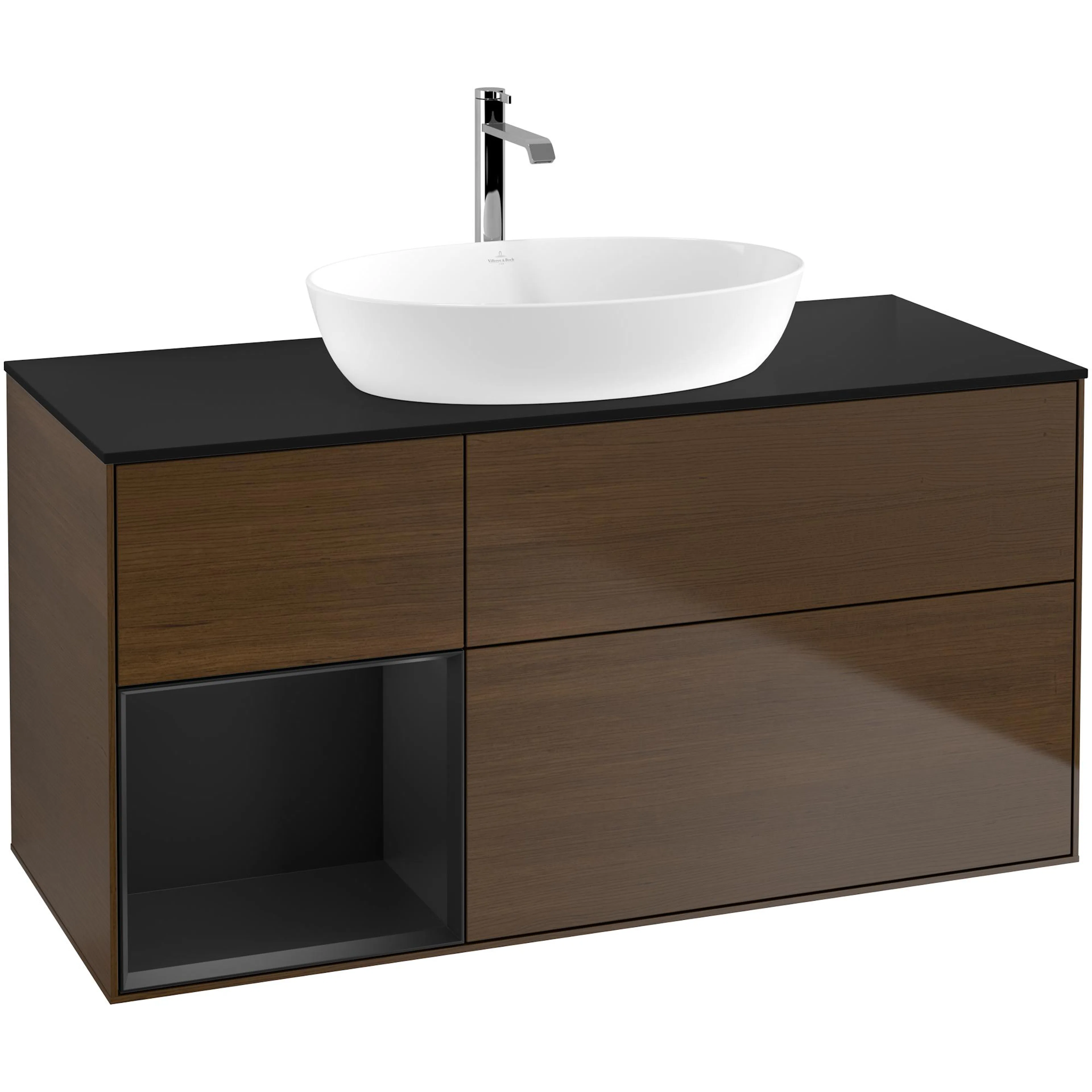 Tvättställsskåp Villeroy & Boch Finion med 3 Lådor Hylla och Bänkskiva för Fristående Tvättställ från Artis & Collaro