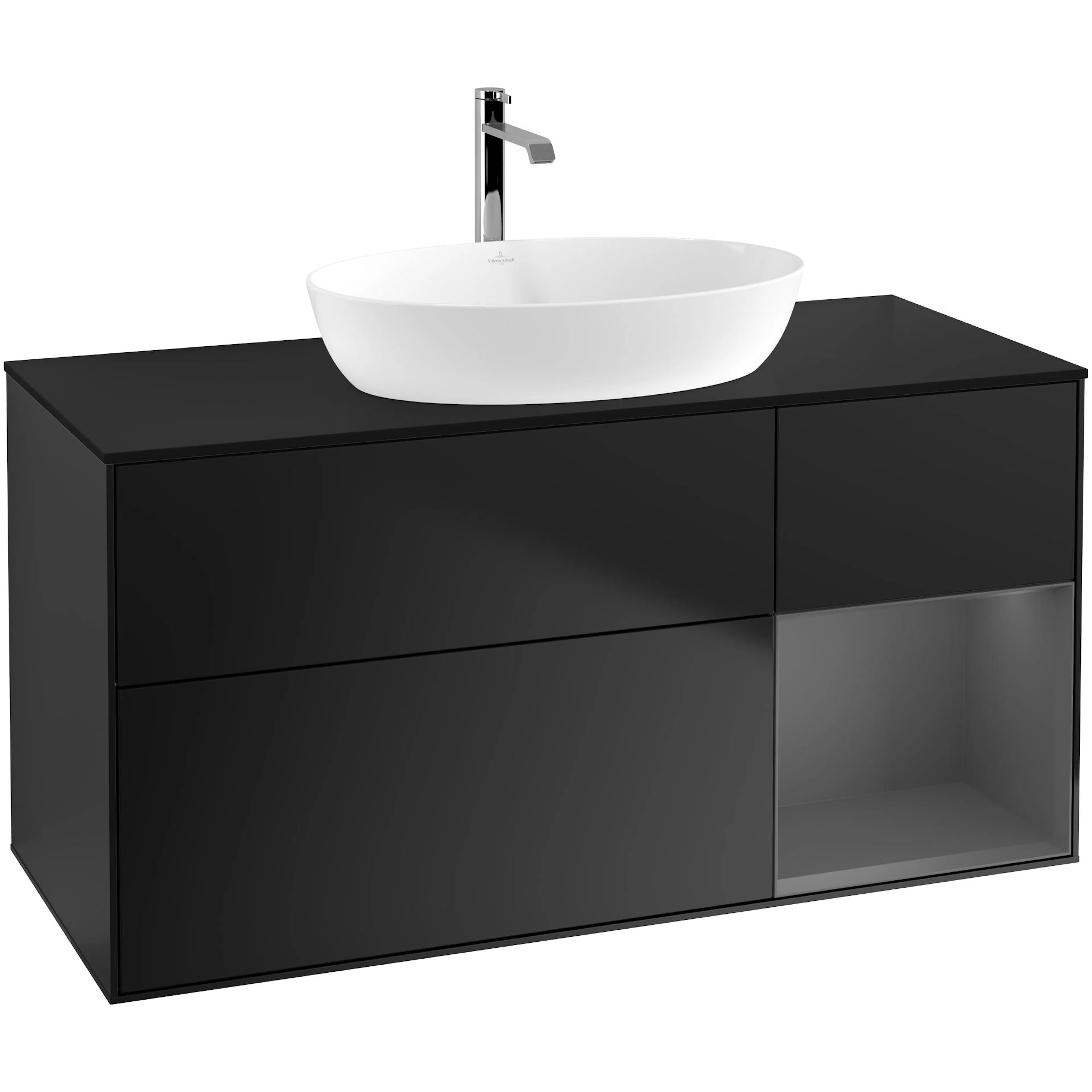 Tvättställsskåp Villeroy & Boch Finion med 3 Lådor Hylla och Bänkskiva för Fristående Tvättställ från Artis & Collaro