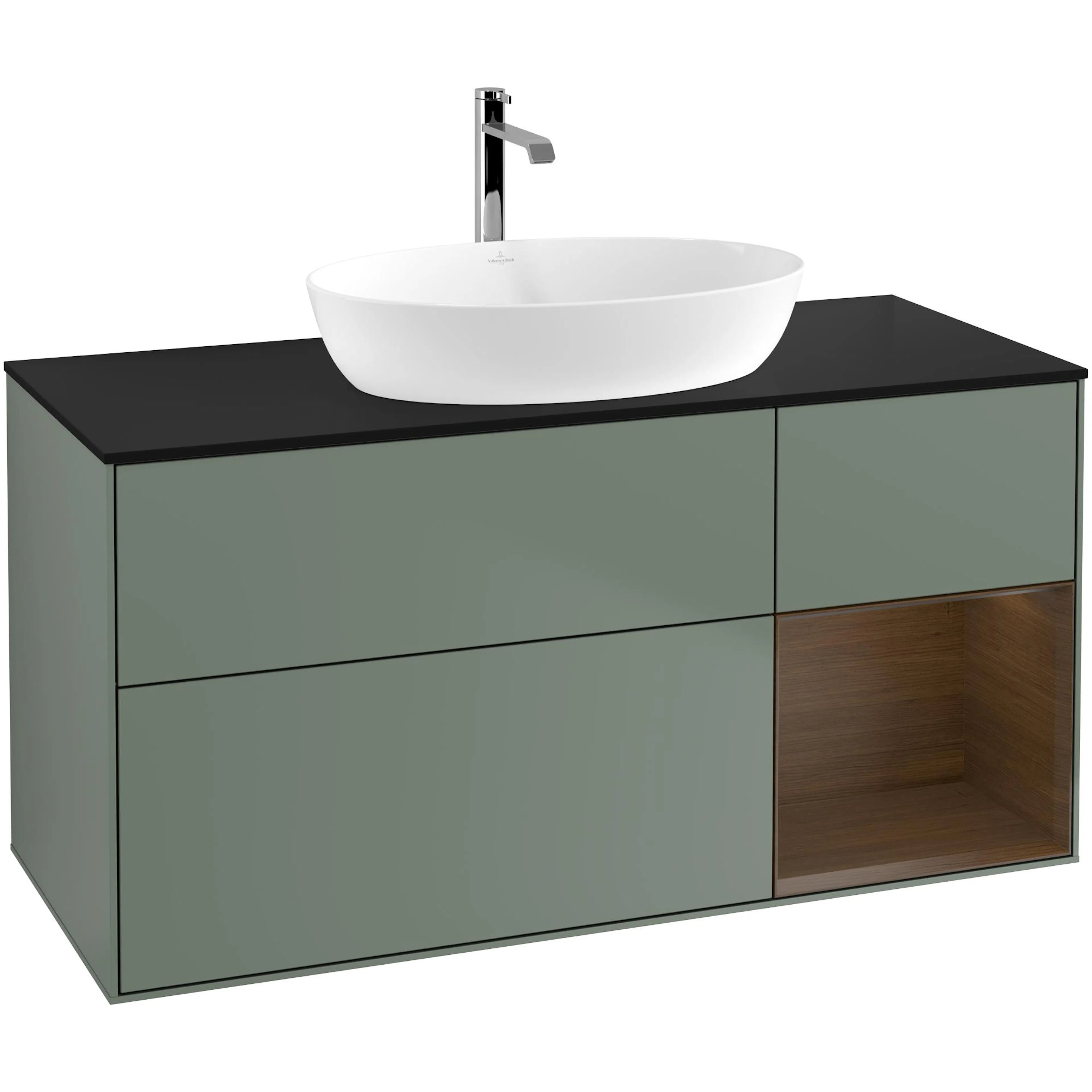 Tvättställsskåp Villeroy & Boch Finion med 3 Lådor Hylla och Bänkskiva för Fristående Tvättställ från Artis & Collaro