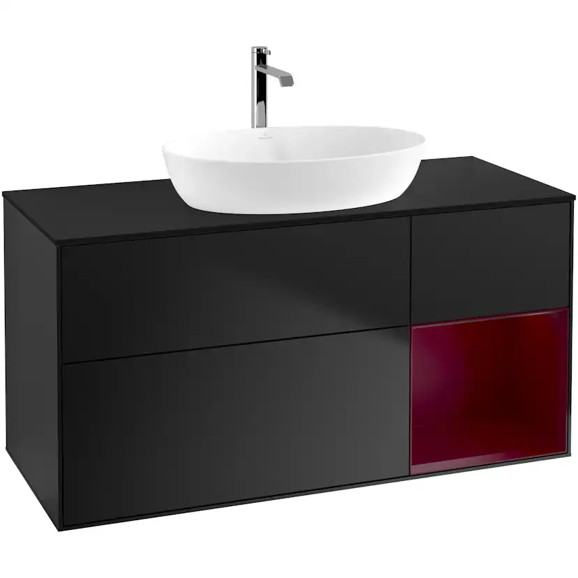 Tvättställsskåp Villeroy & Boch Finion med 3 Lådor Hylla och Bänkskiva för Fristående Tvättställ från Artis & Collaro