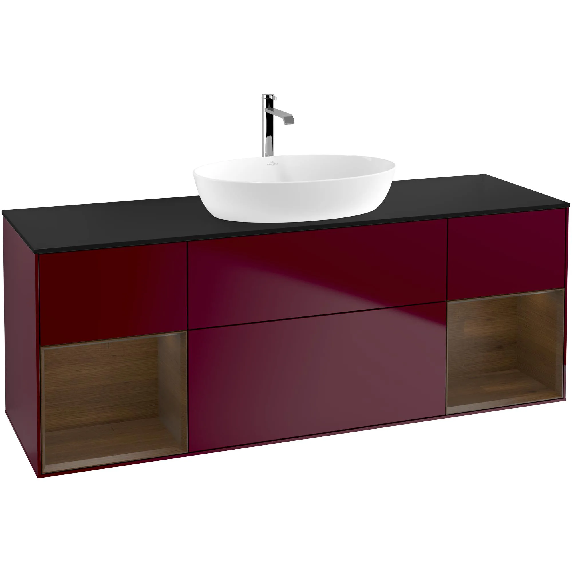 Tvättställsskåp Villeroy & Boch Finion med Två Hyllor och Bänkskiva för Fristående Tvättställ från Artis & Collaro