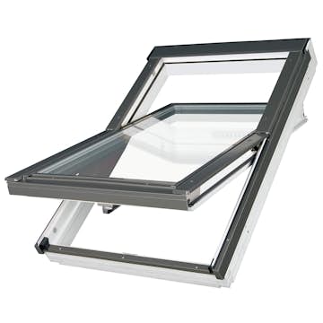 Takfönster Fakro Premium Pivåhängt 2-Glas Aluminium