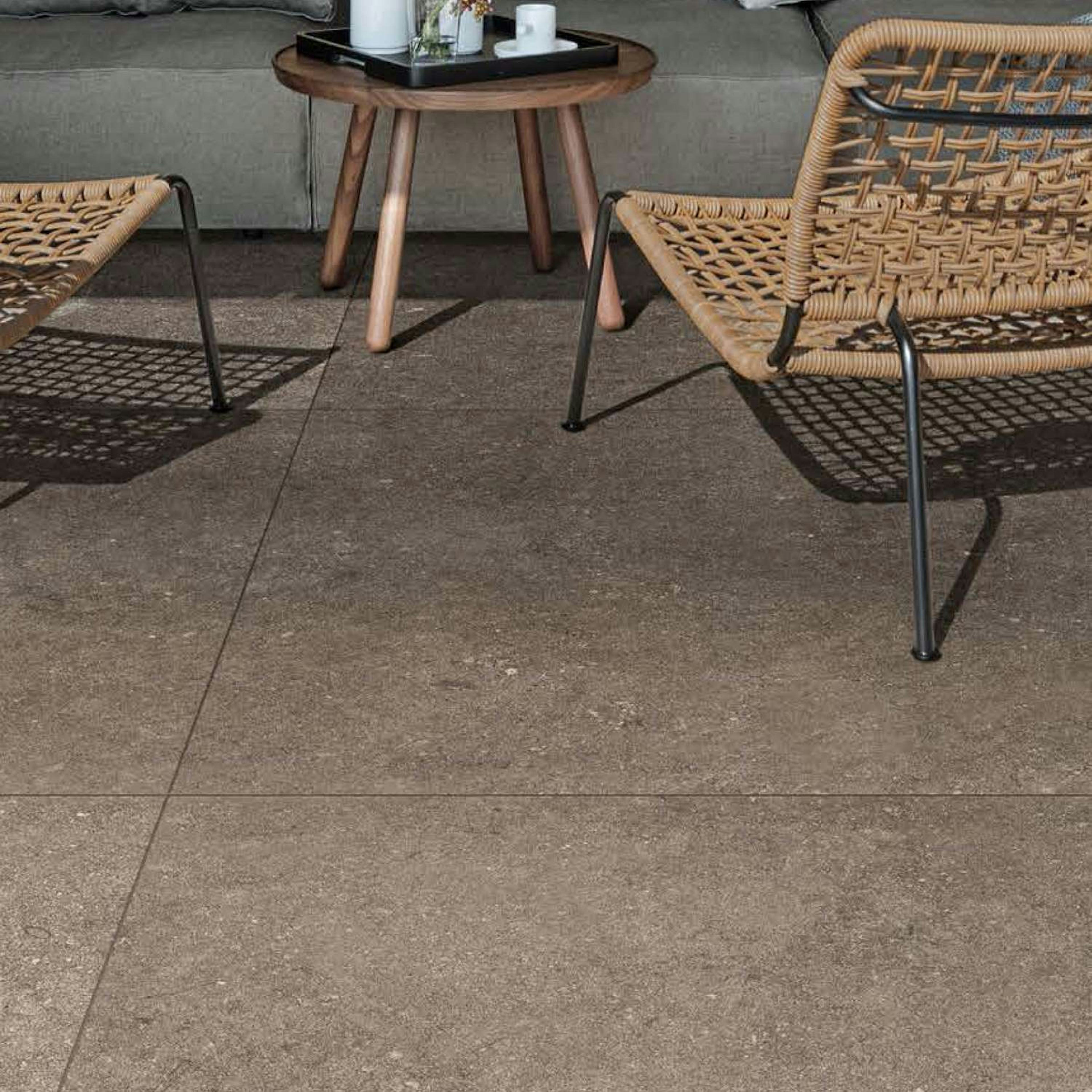 Uteklinker Pronto Klinkerdäck Antique Taupe Carved 60x120 cm