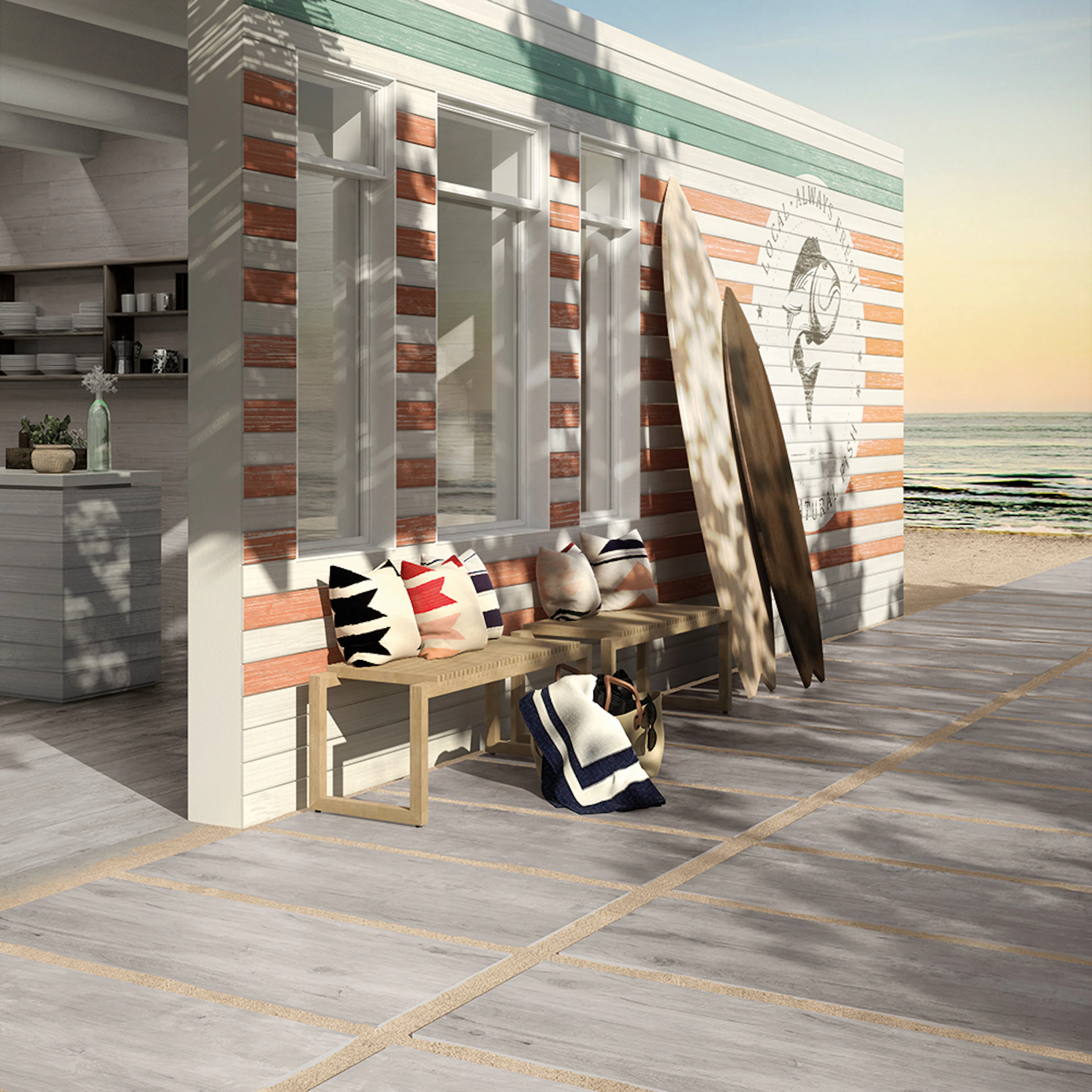 Uteklinker Pronto Klinkerdäck Albero Gelso 30x120 cm