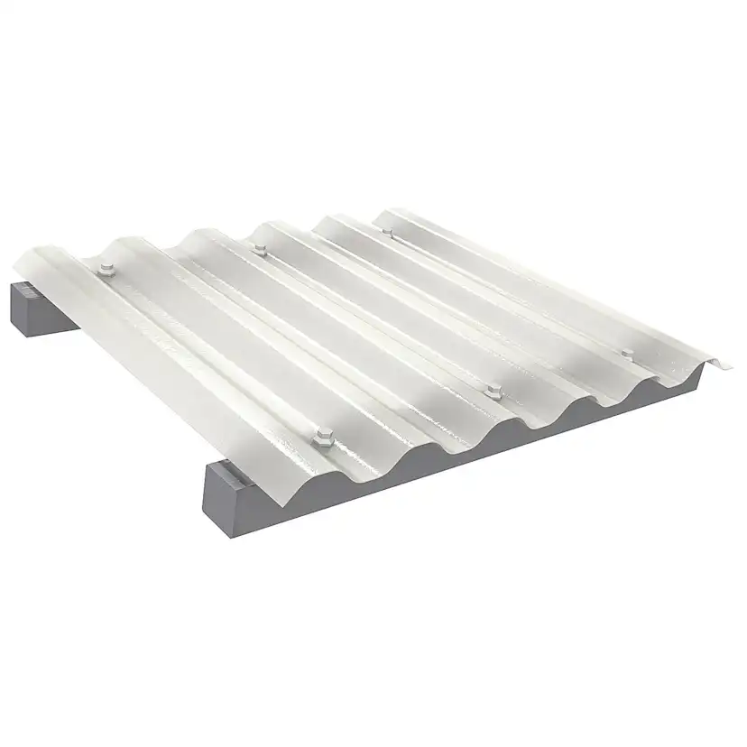 Plasttak Halle Polar Gåbar Komplett Tak Opal