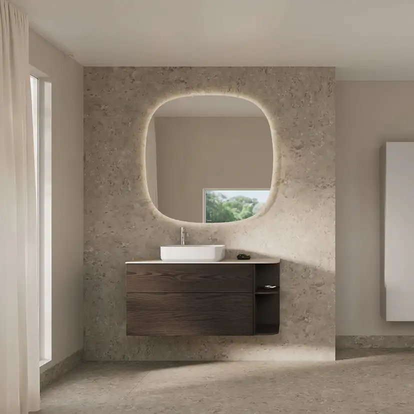 Tvättställsskåp Svedbergs Poem Soft med 2 Lådor