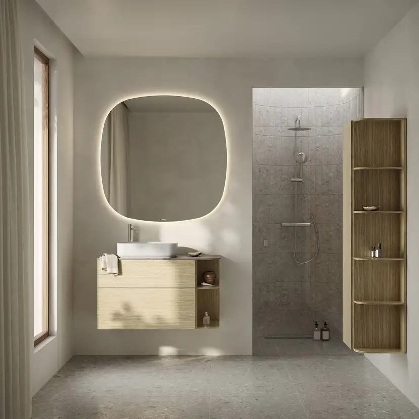 Tvättställsskåp Svedbergs Poem Soft med 2 Lådor