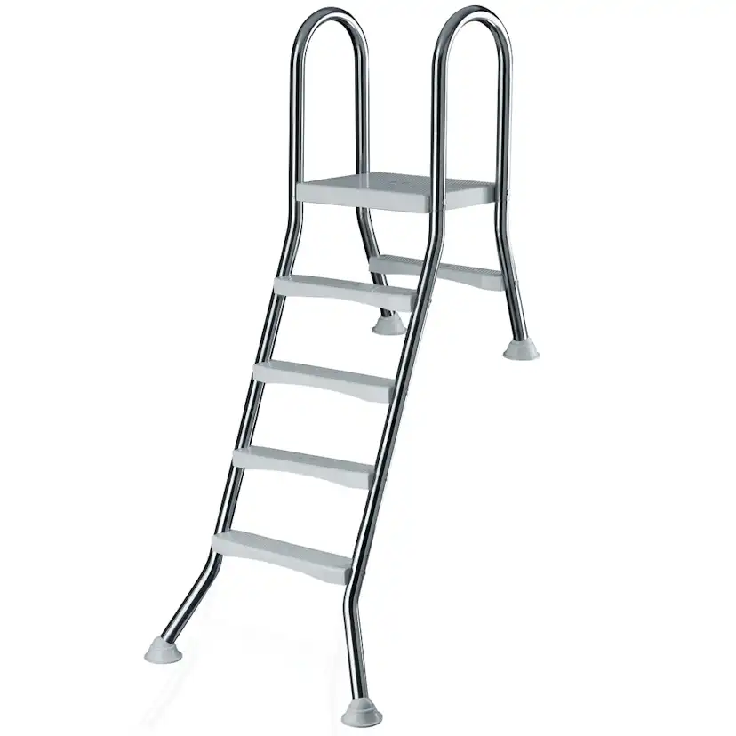 Poolstege Planet Pool för delvis nedgrävd pool