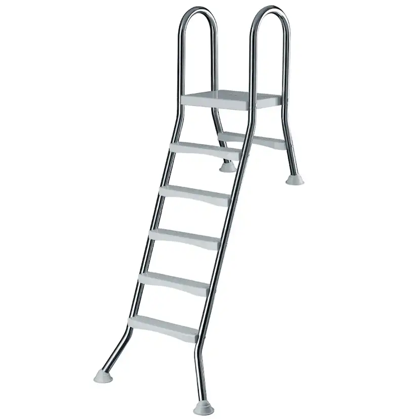 Poolstege Planet Pool för delvis nedgrävd pool