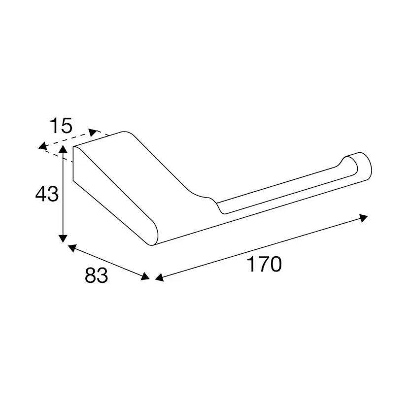 Toalettpappershållare Pressalit Style
