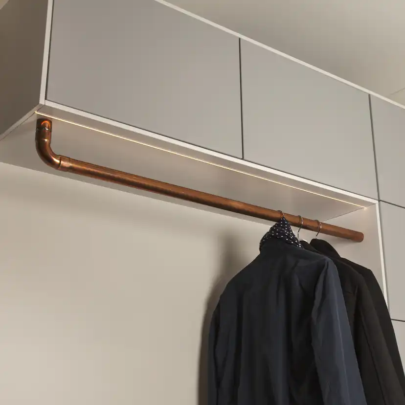 Profil Hide-a-lite Micro T Aluminium 1 m